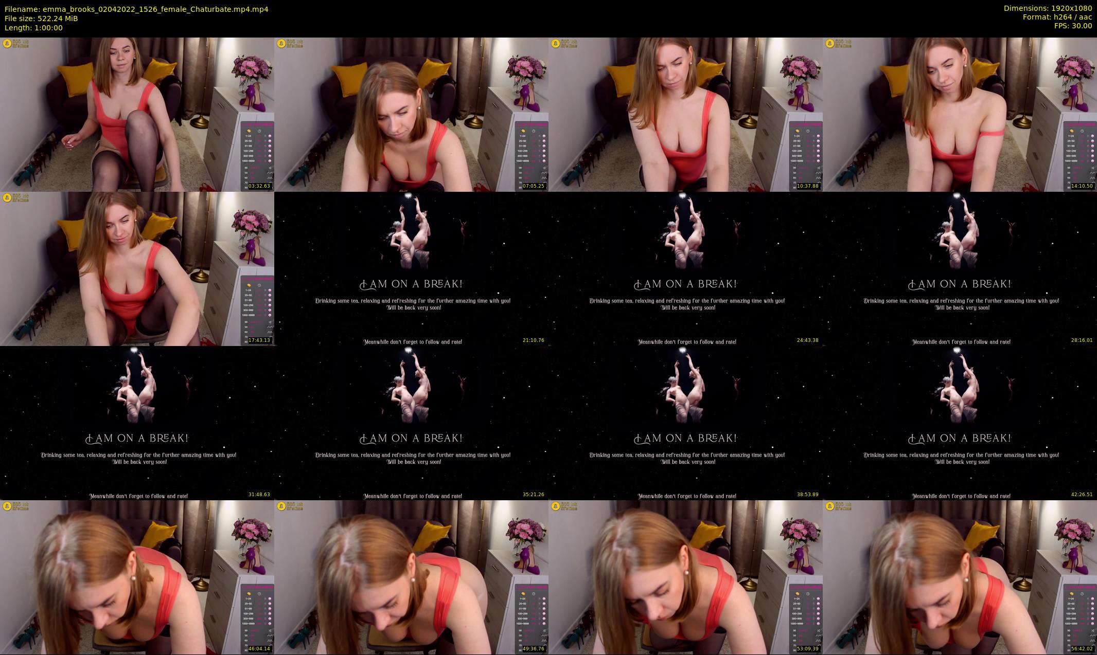 emma_brooks — 60 minute Chaturbate female cam show recording, 1080p, Apr 2, 2022