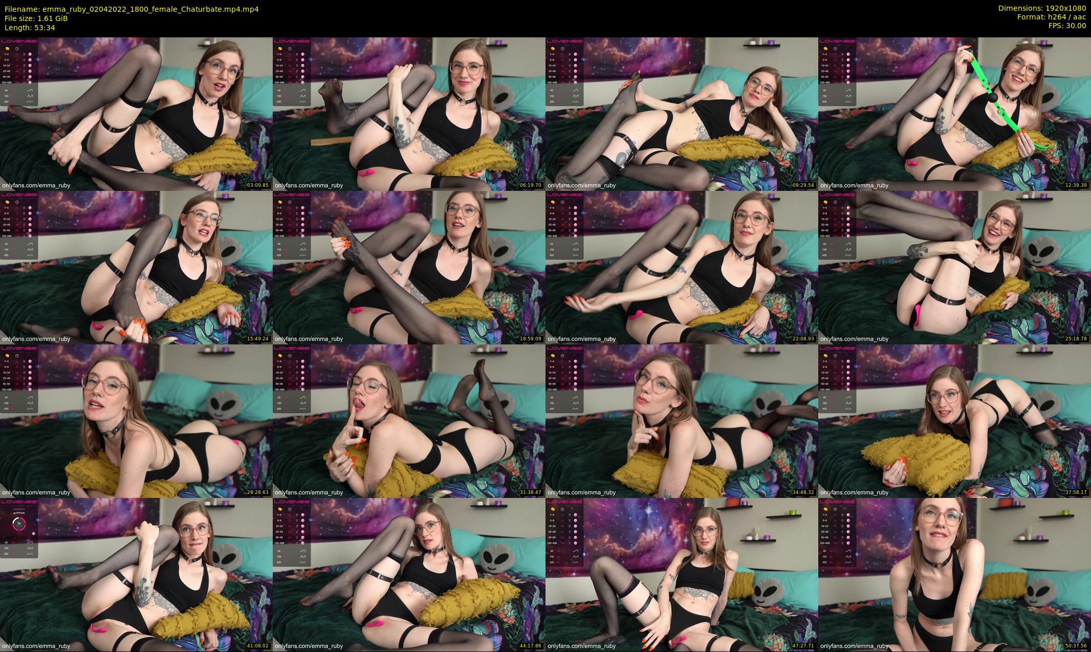 emma_ruby — 54 minute Chaturbate female cam show recording, 1080p, Apr 2, 2022