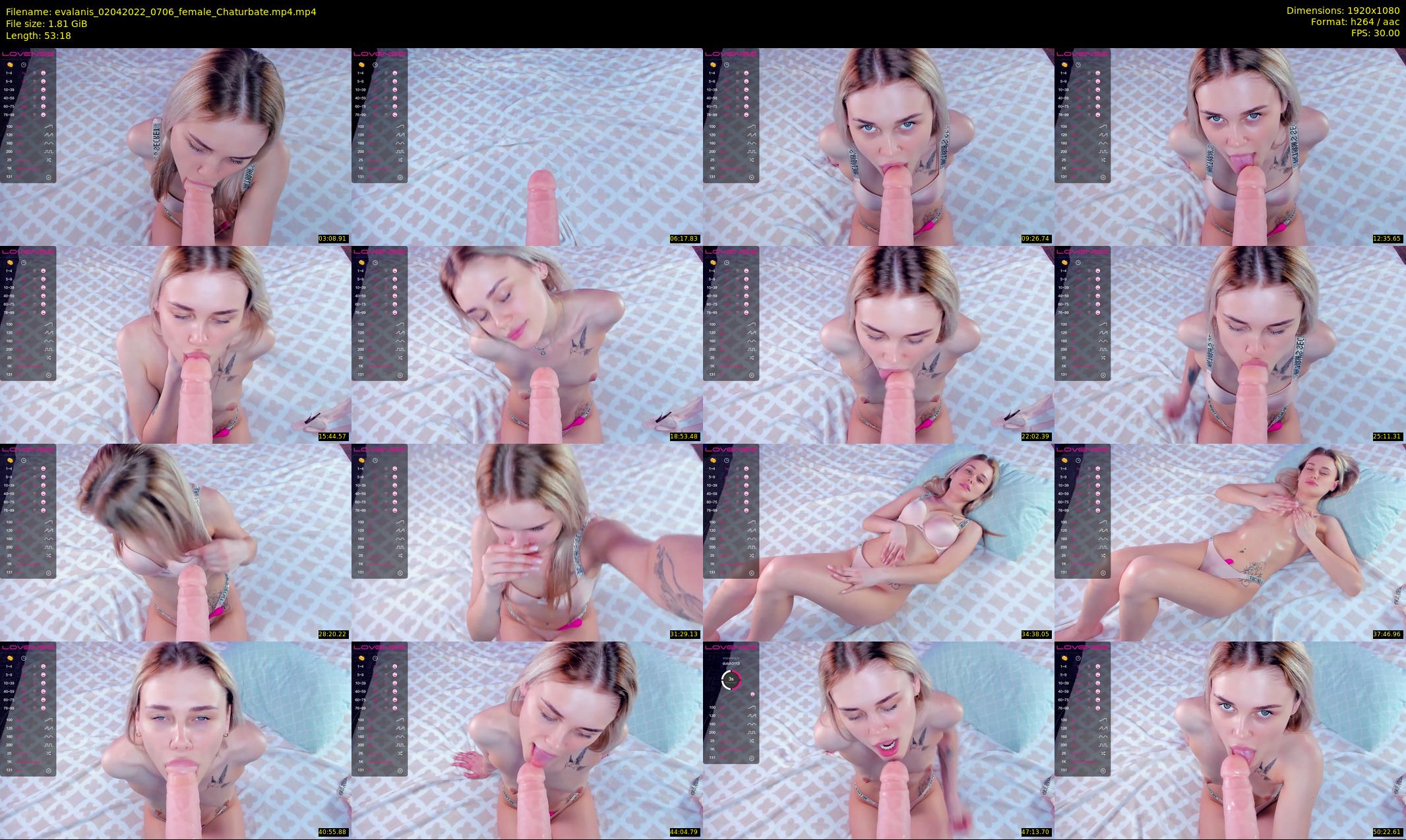 evalanis — 54 minute Chaturbate couple cam show recording, 1080p, Apr 2, 2022
