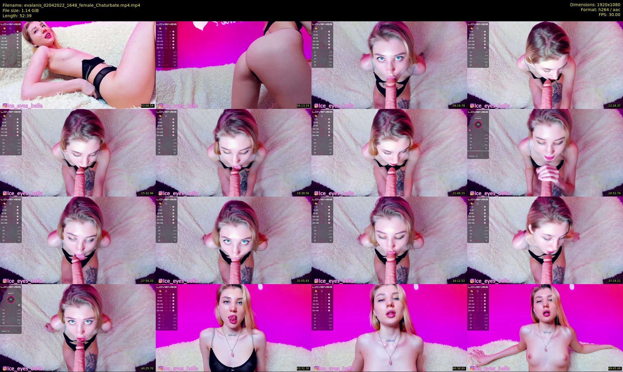 evalanis — 53 minute Chaturbate couple cam show recording, 1080p, Apr 2, 2022