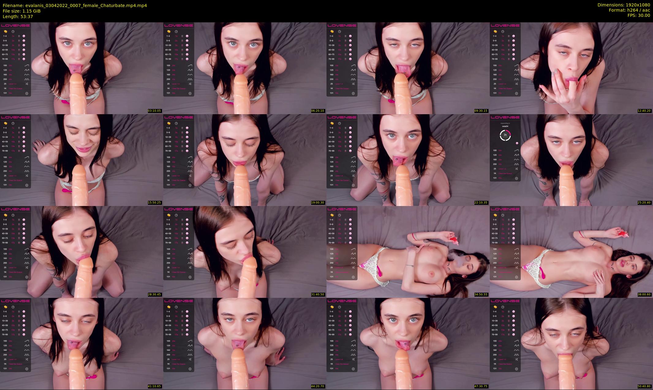 evalanis — 54 minute Chaturbate couple cam show recording, 1080p, Apr 3, 2022