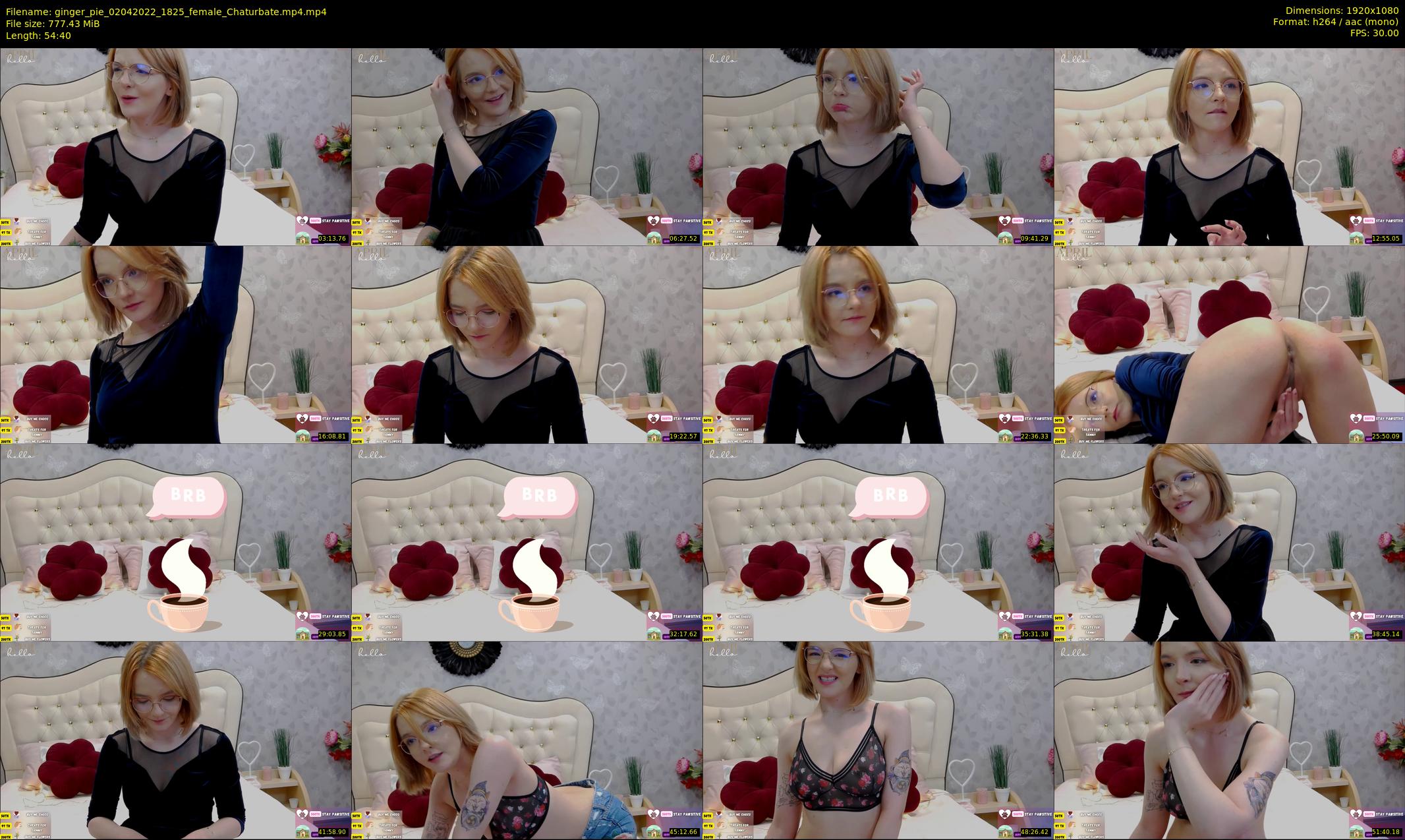 ginger_pie — 55 minute Chaturbate female cam show recording, 1080p, Apr 2, 2022