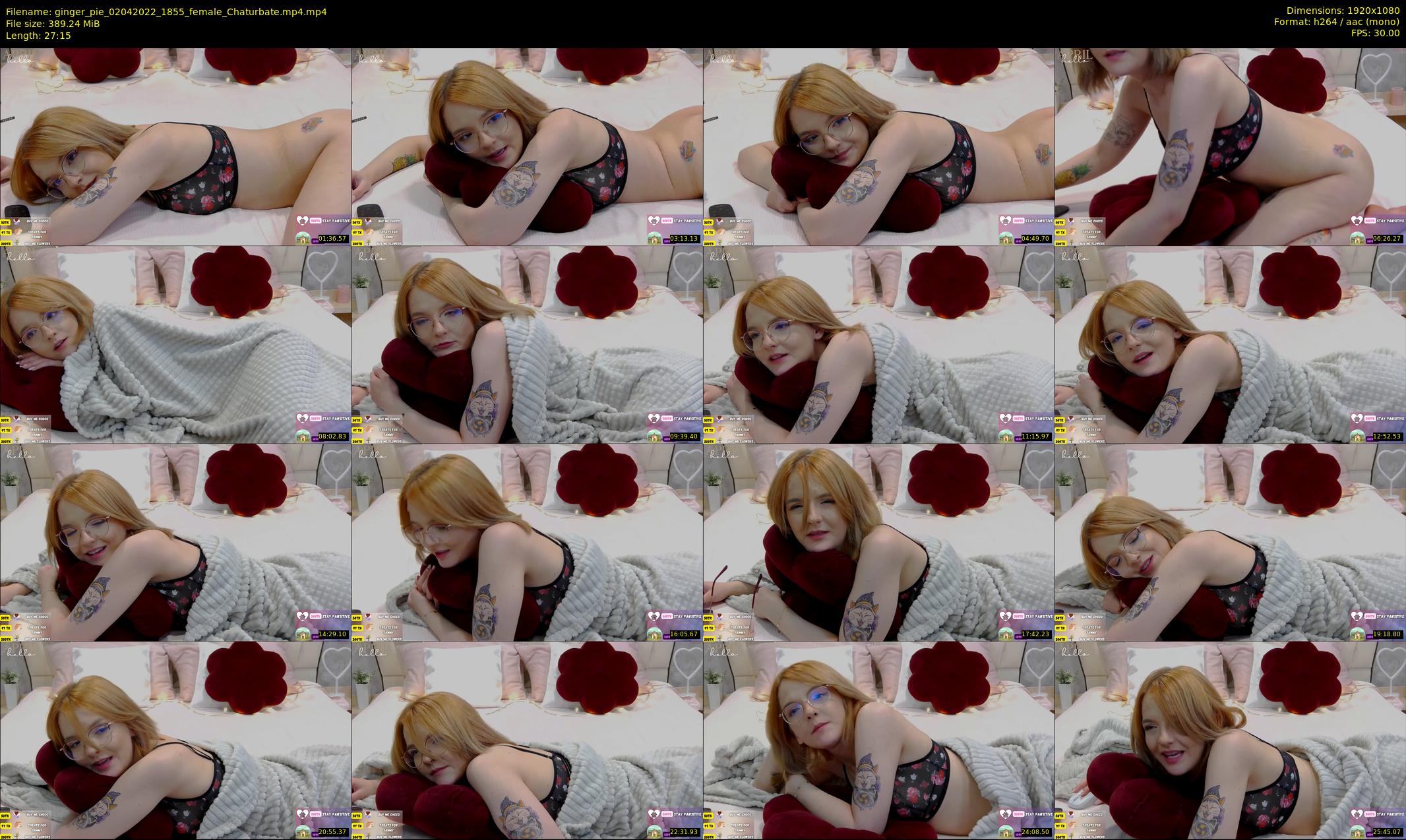 ginger_pie — 28 minute Chaturbate female cam show recording, 1080p, Apr 2, 2022