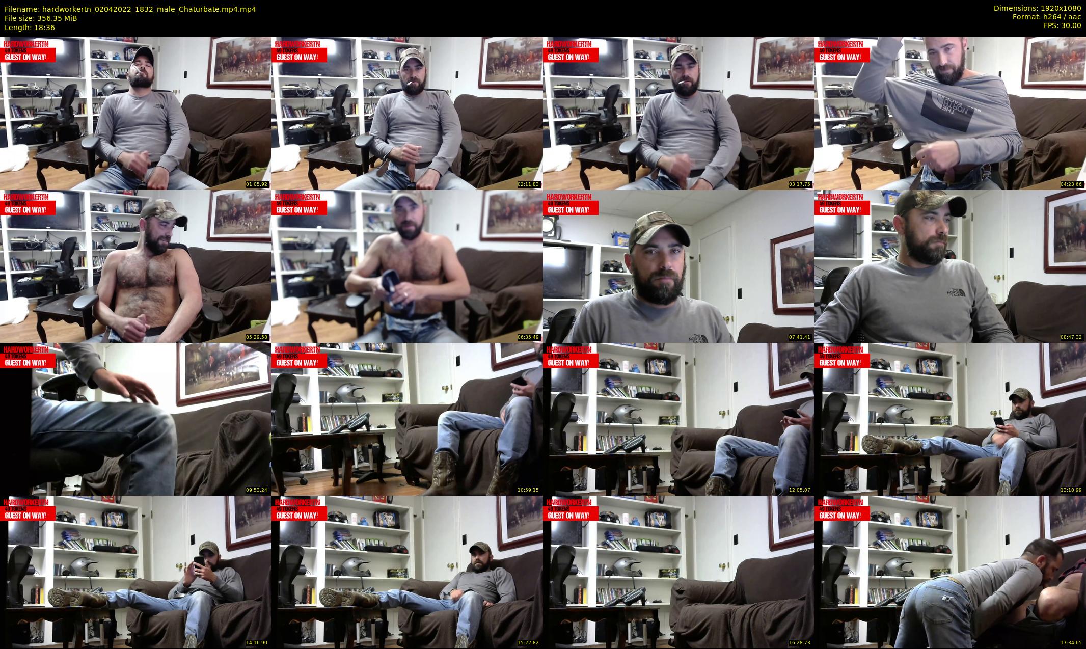 hardworkertn — 19 minute Chaturbate male cam show recording, 1080p, Apr 2, 2022