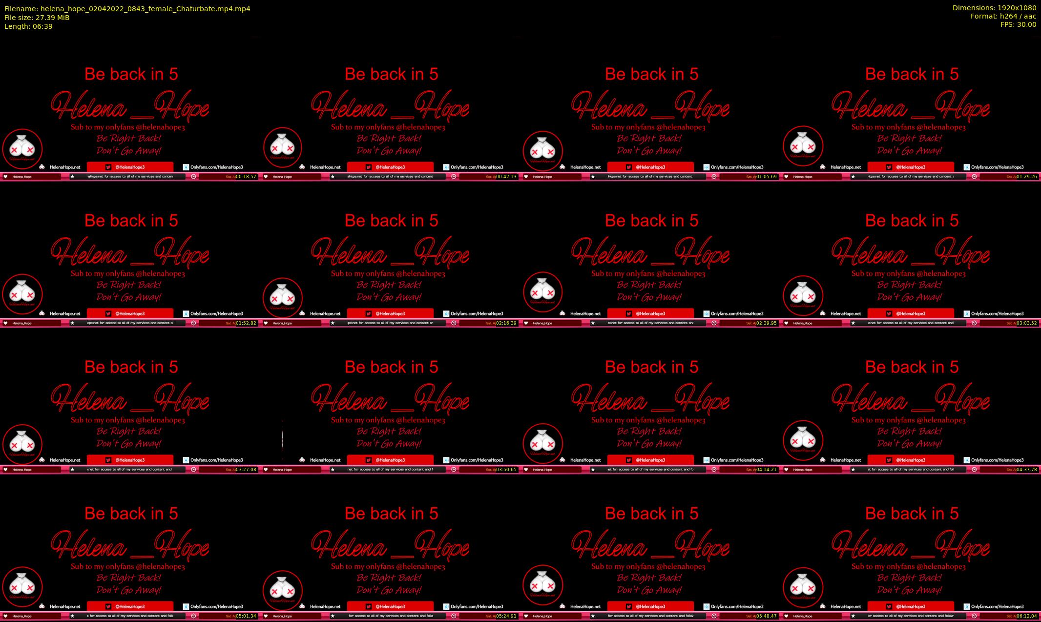 helena_hope — 7 minute Chaturbate female cam show recording, 1080p, Apr 2, 2022