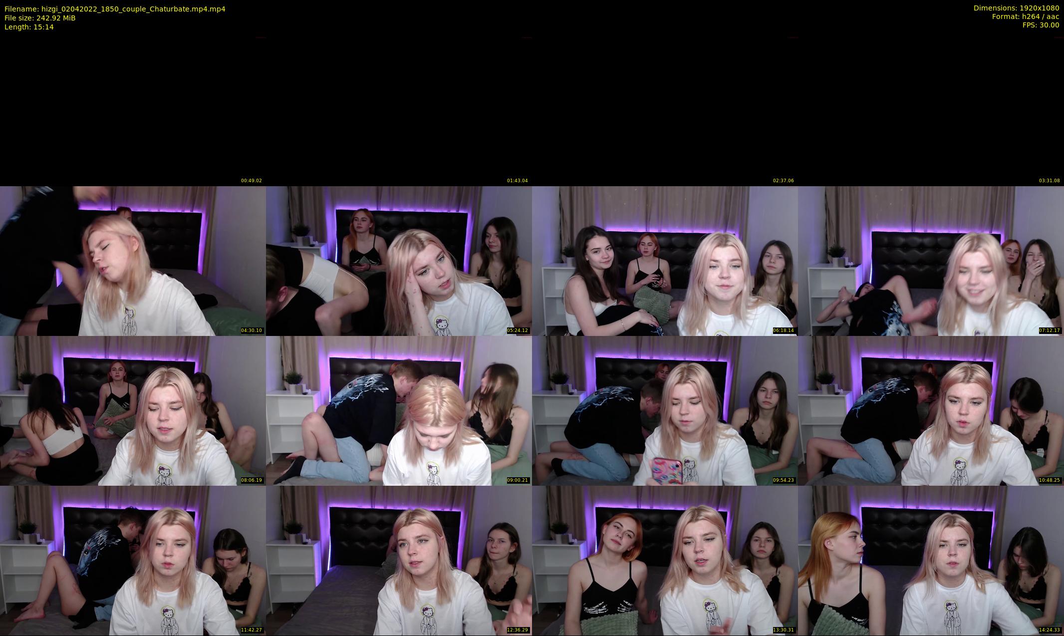 hizgi — 16 minute Chaturbate couple cam show recording, 1080p, Apr 2, 2022