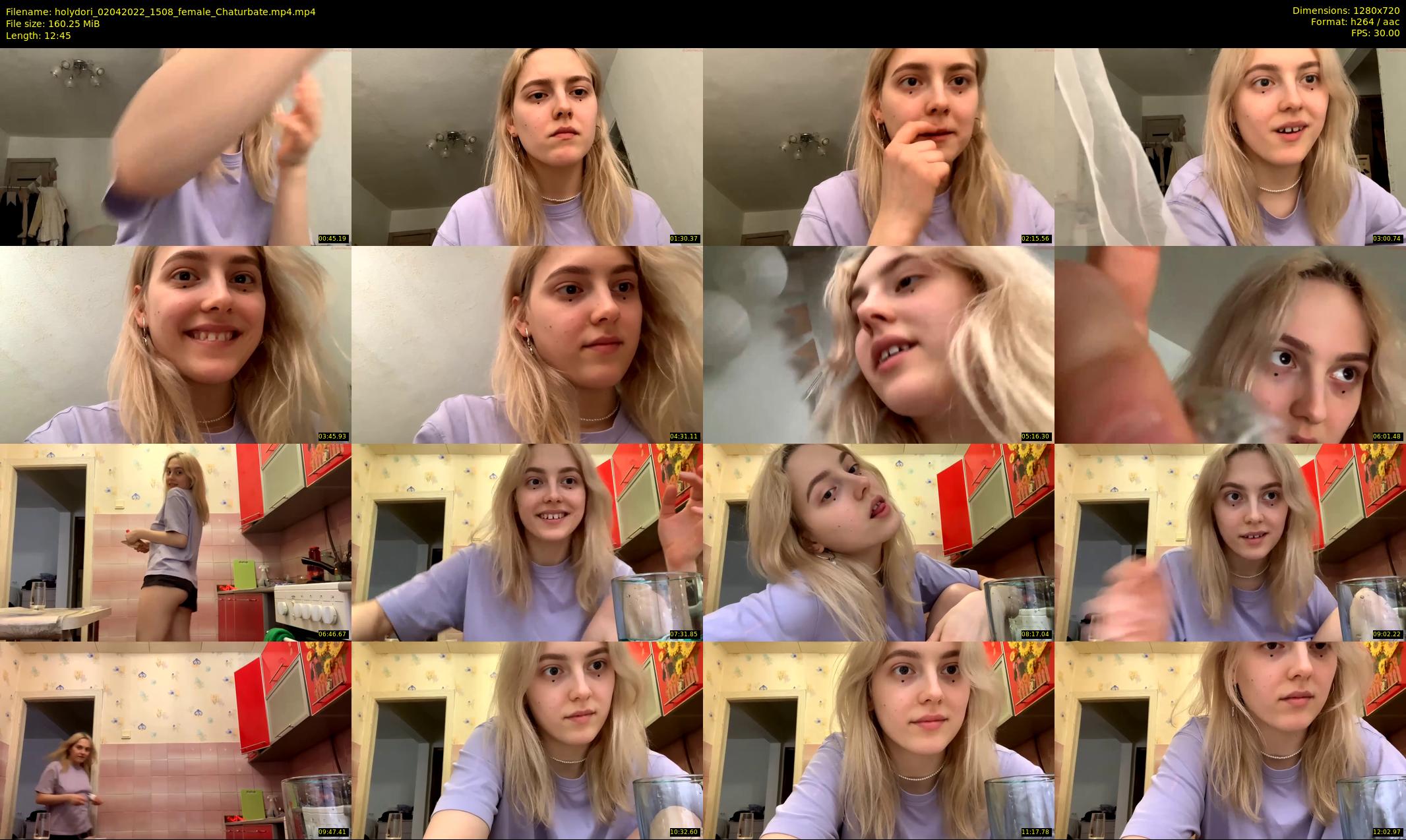 holydori — 13 minute Chaturbate female cam show recording, 720p, Apr 2, 2022