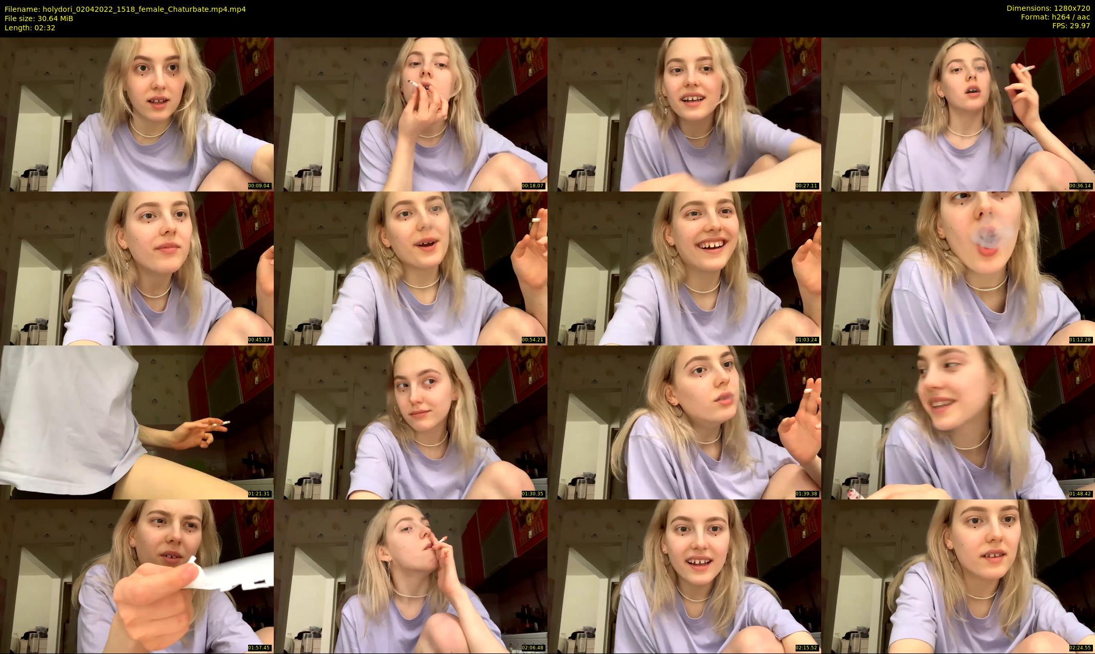 holydori — 3 minute Chaturbate female cam show recording, 720p, Apr 2, 2022