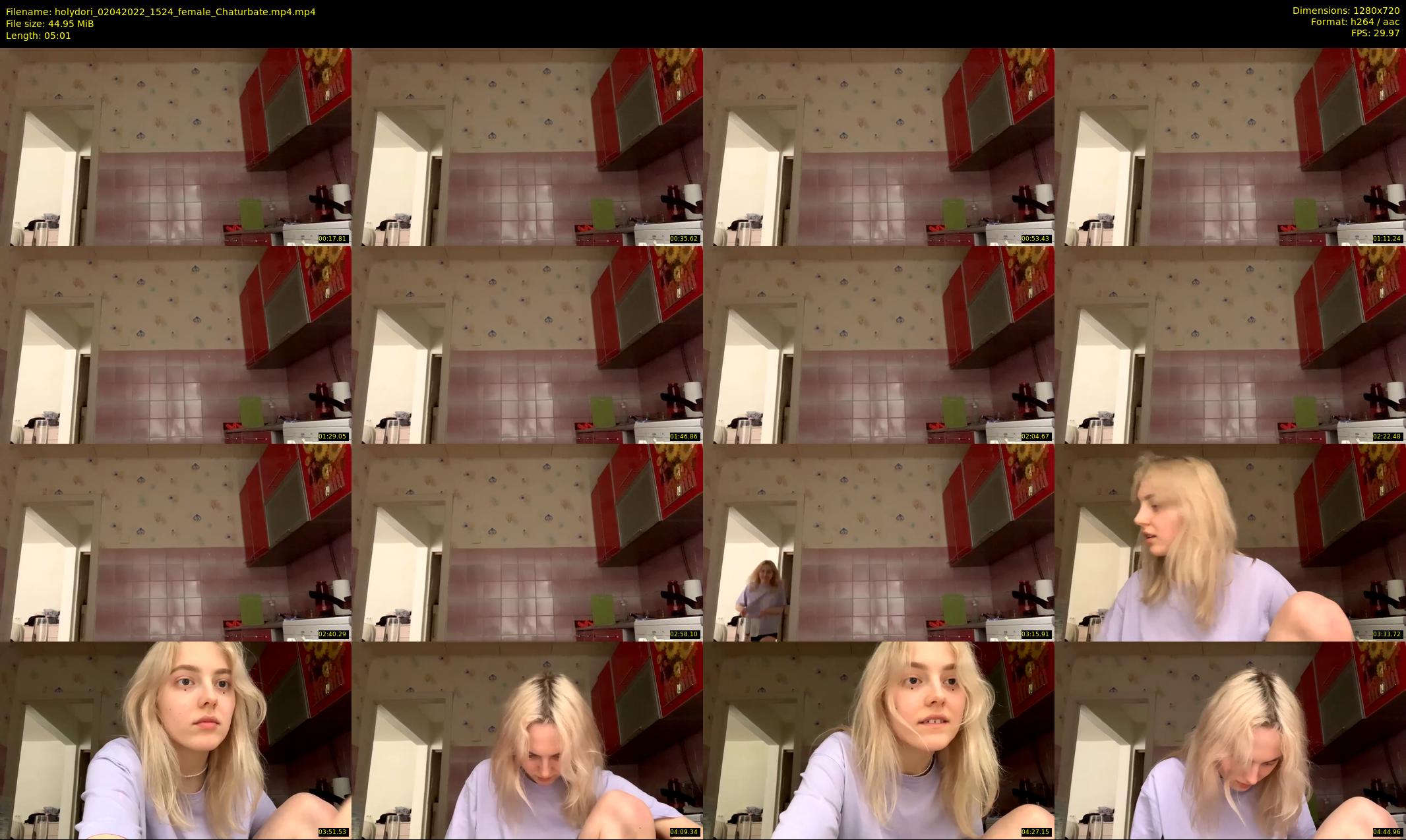 holydori — 6 minute Chaturbate female cam show recording, 720p, Apr 2, 2022