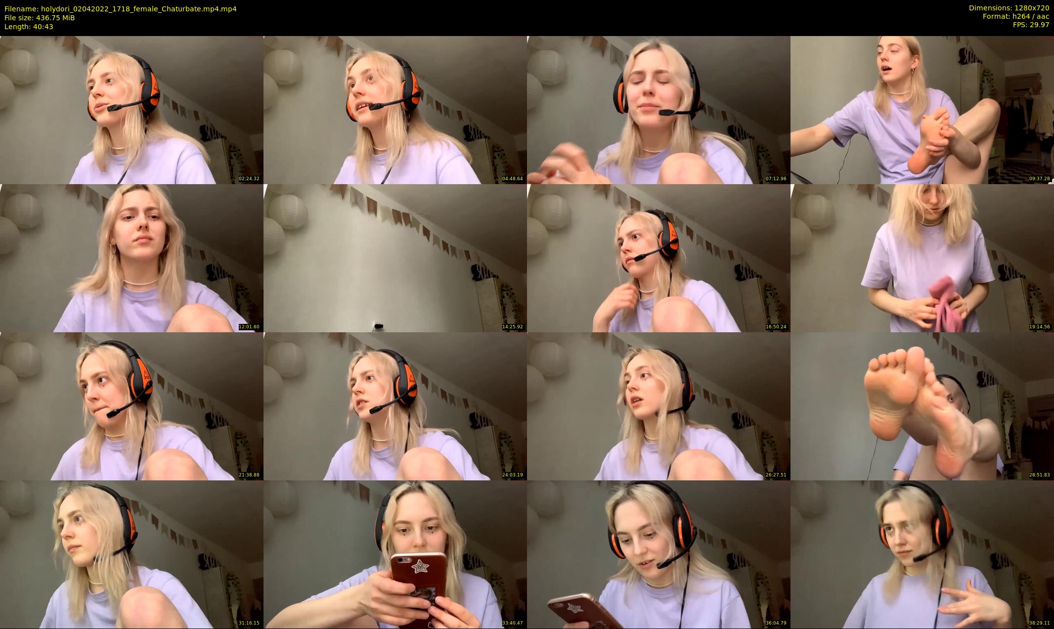 holydori — 41 minute Chaturbate female cam show recording, 720p, Apr 2, 2022