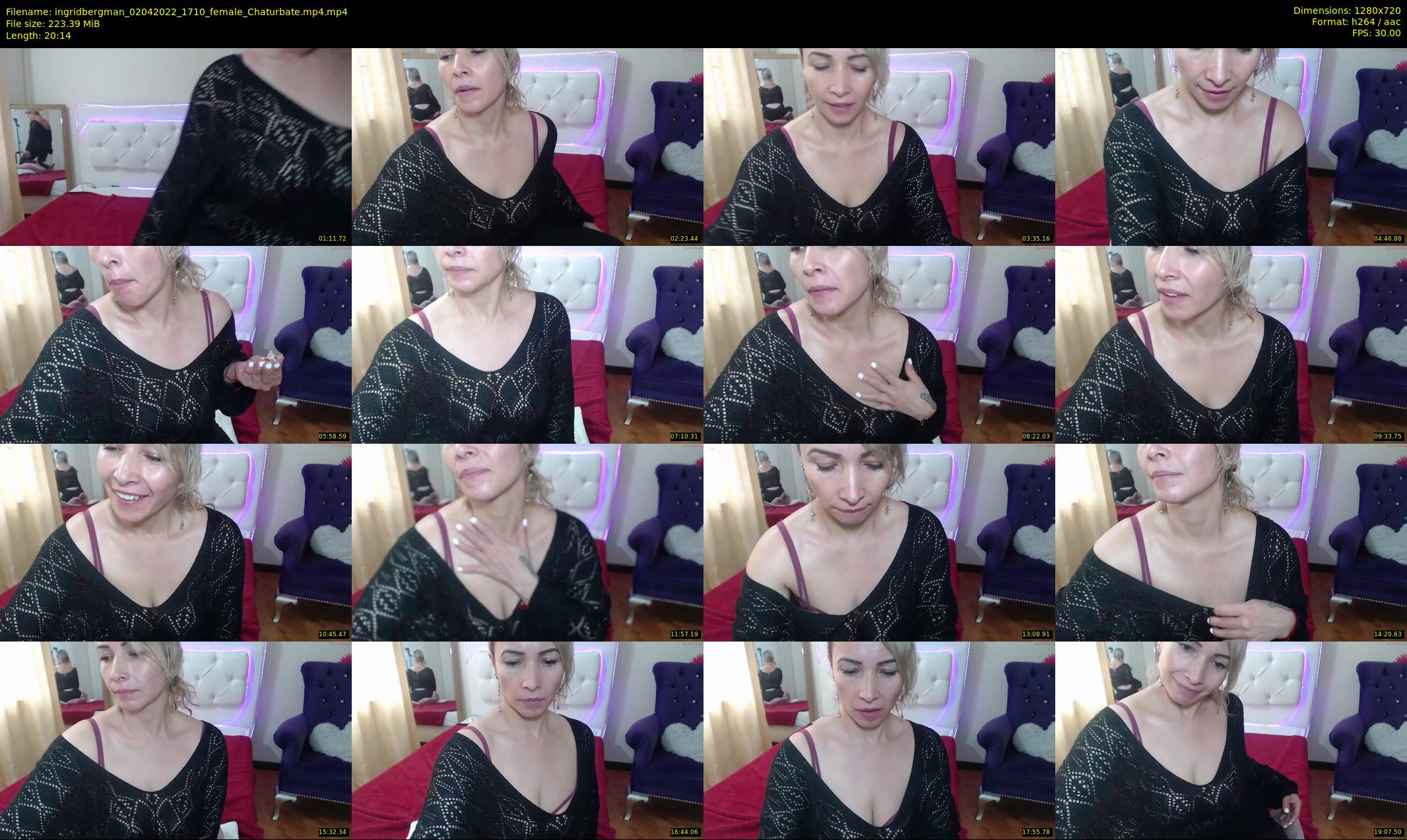ingridbergman — 21 minute Chaturbate female cam show recording, 720p, Apr 2, 2022