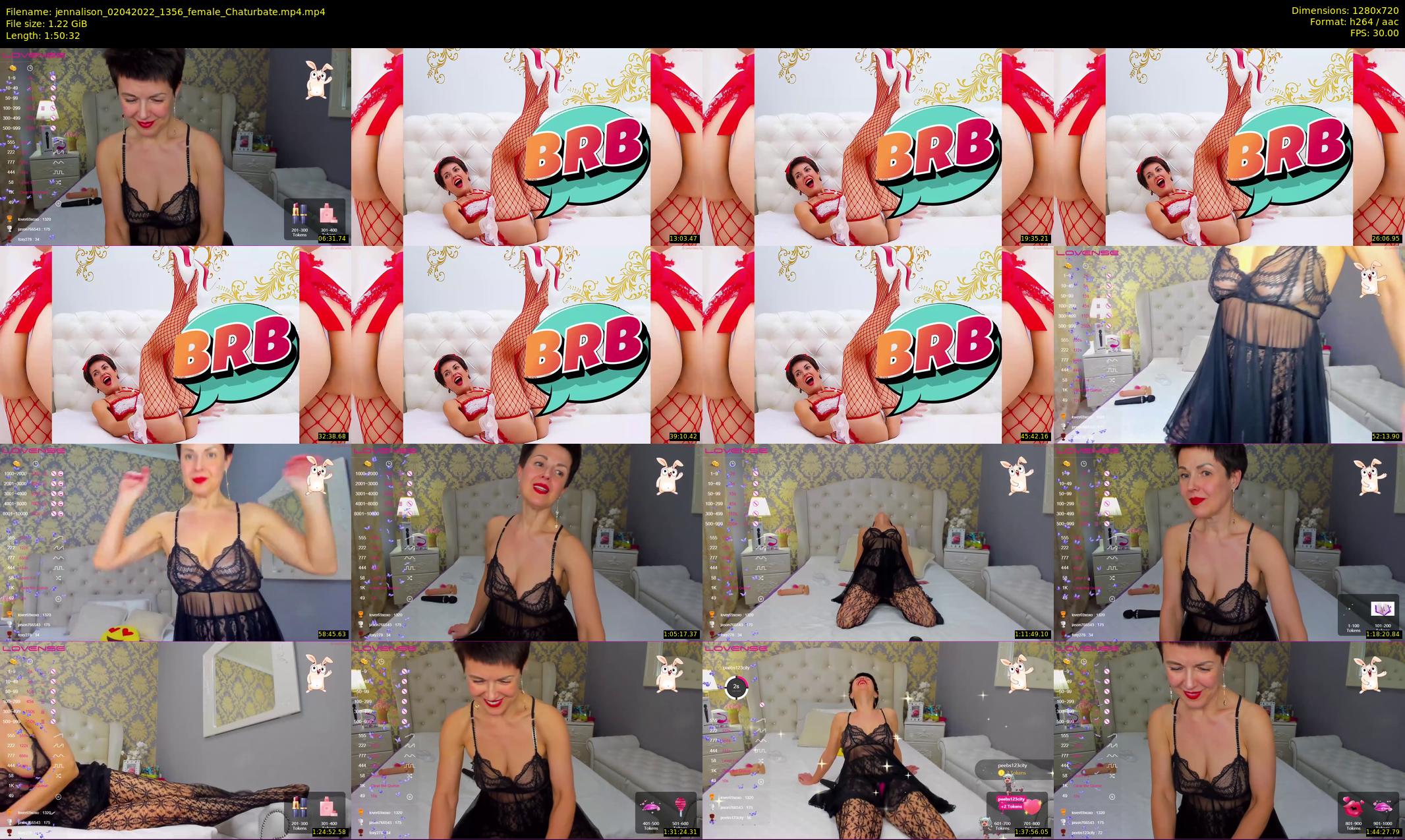jennalison — 111 minute Chaturbate female cam show recording, 720p, Apr 2, 2022