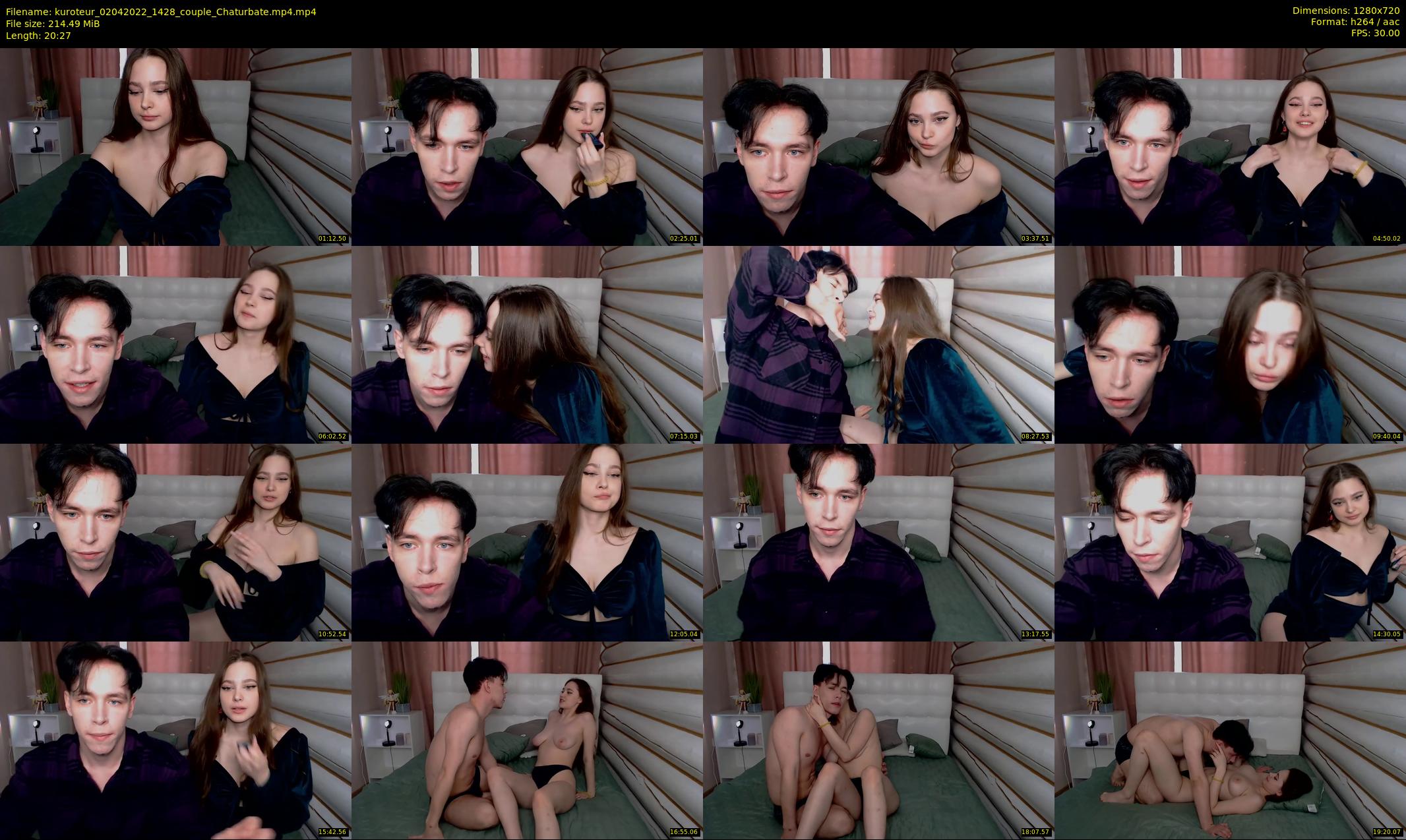 kuroteur — 21 minute Chaturbate couple cam show recording, 720p, Apr 2, 2022