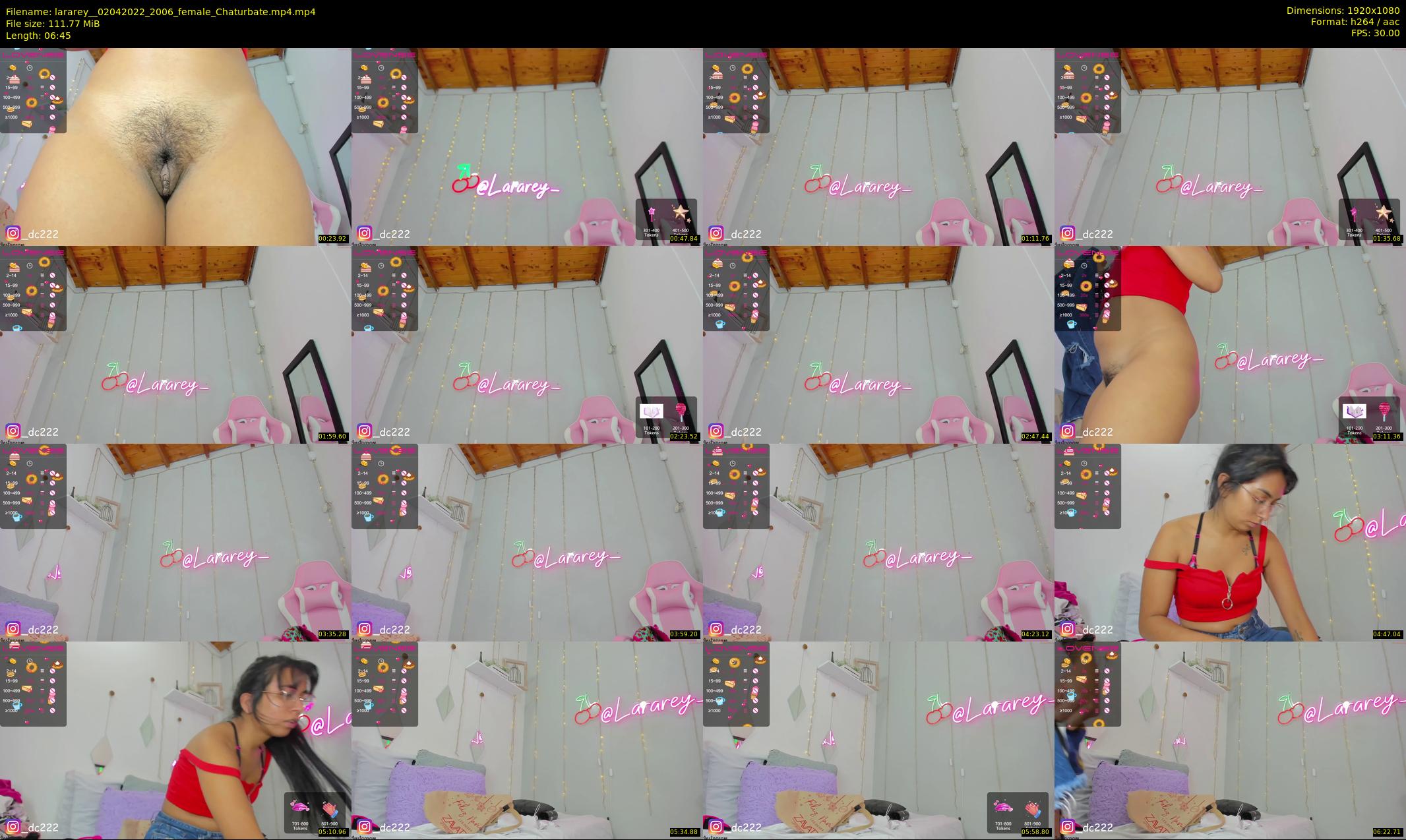 lararey_ — 7 minute Chaturbate female cam show recording, 1080p, Apr 2, 2022