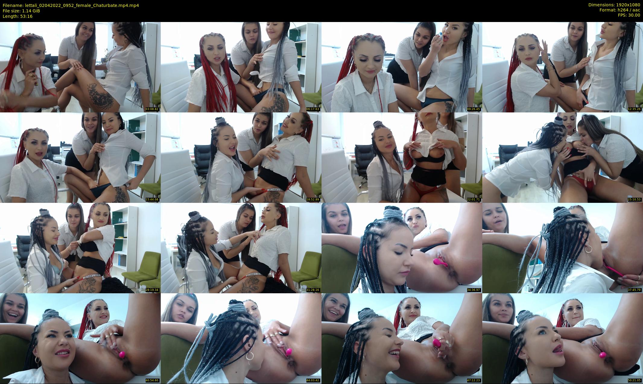 lettali — 54 minute Chaturbate female cam show recording, 1080p, Apr 2, 2022