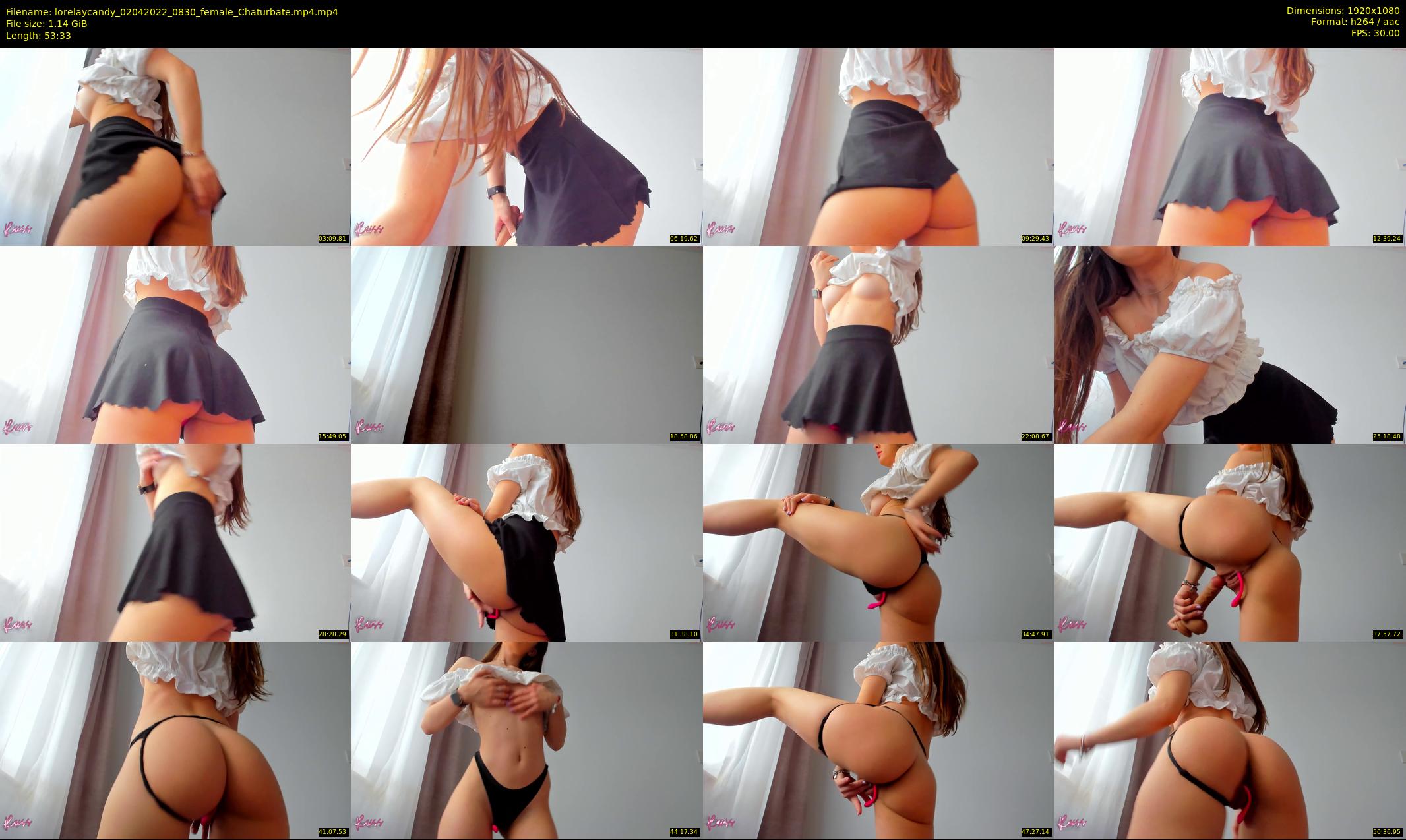 lorelaycandy — 54 minute Chaturbate female cam show recording, 1080p, Apr 2, 2022