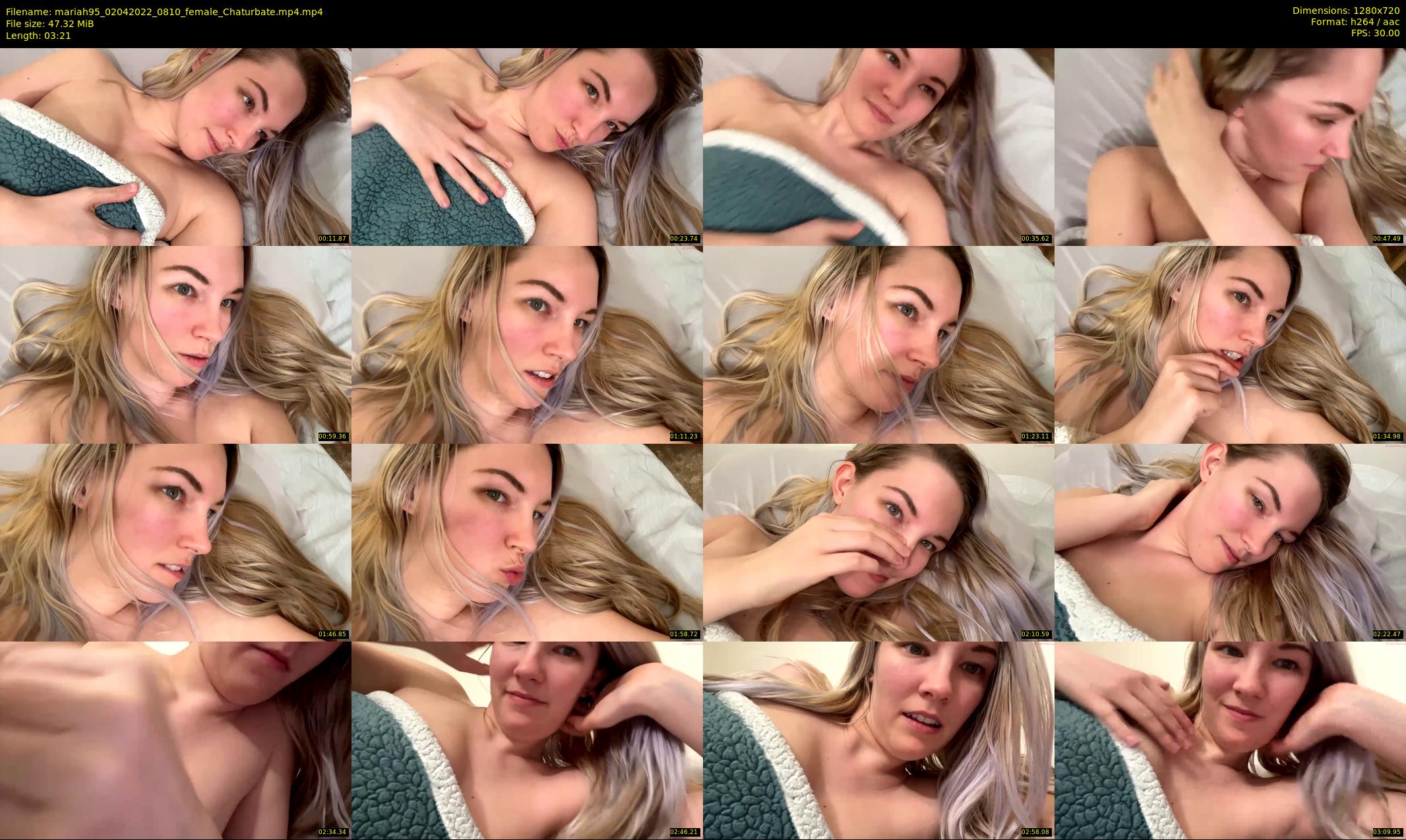 mariah95 — 4 minute Chaturbate female cam show recording, 720p, Apr 2, 2022