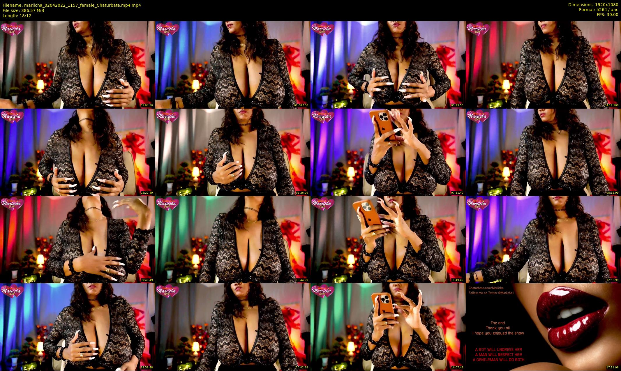 mariicha — 19 minute Chaturbate female cam show recording, 1080p, Apr 2, 2022