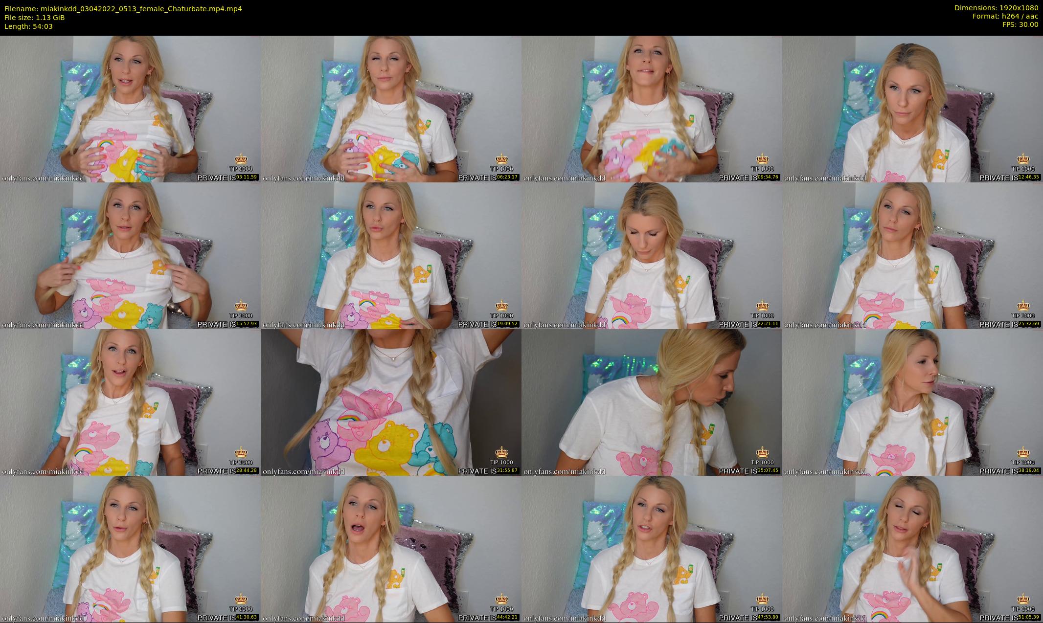 miakinkdd — 55 minute Chaturbate female cam show recording, 1080p, Apr 3, 2022