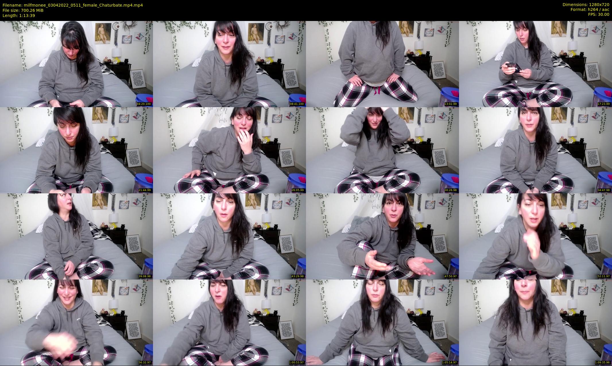 milfmonee — 74 minute Chaturbate female cam show recording, 720p, Apr 3, 2022
