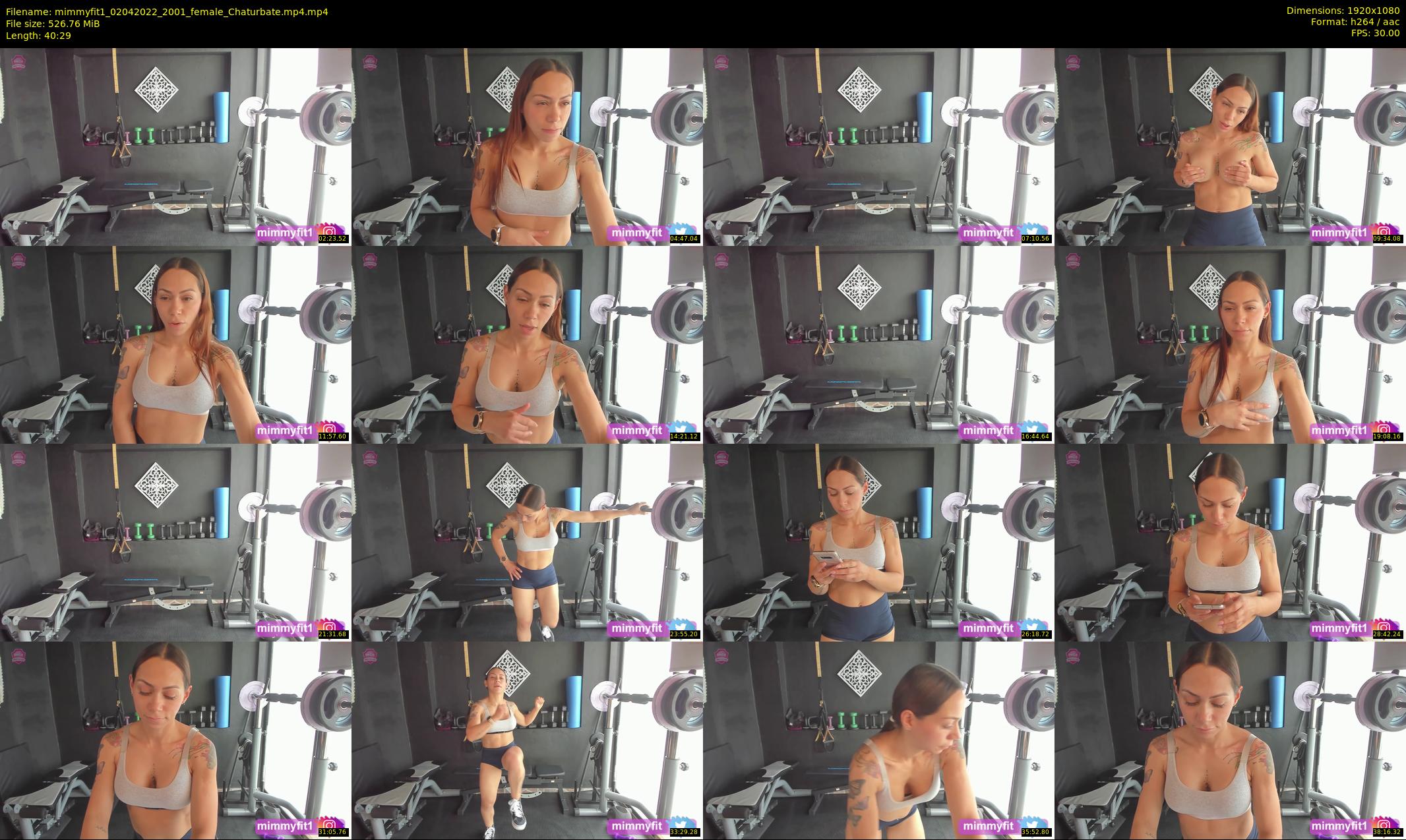 mimmyfit1 — 41 minute Chaturbate female cam show recording, 1080p, Apr 2, 2022