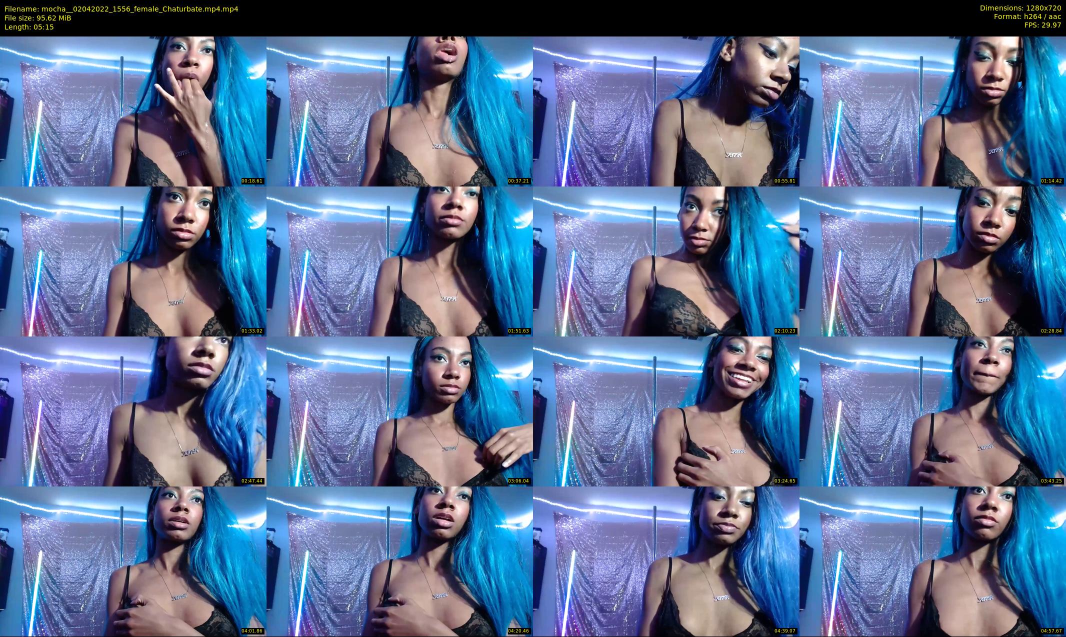 mocha_ — 6 minute Chaturbate female cam show recording, 720p, Apr 2, 2022
