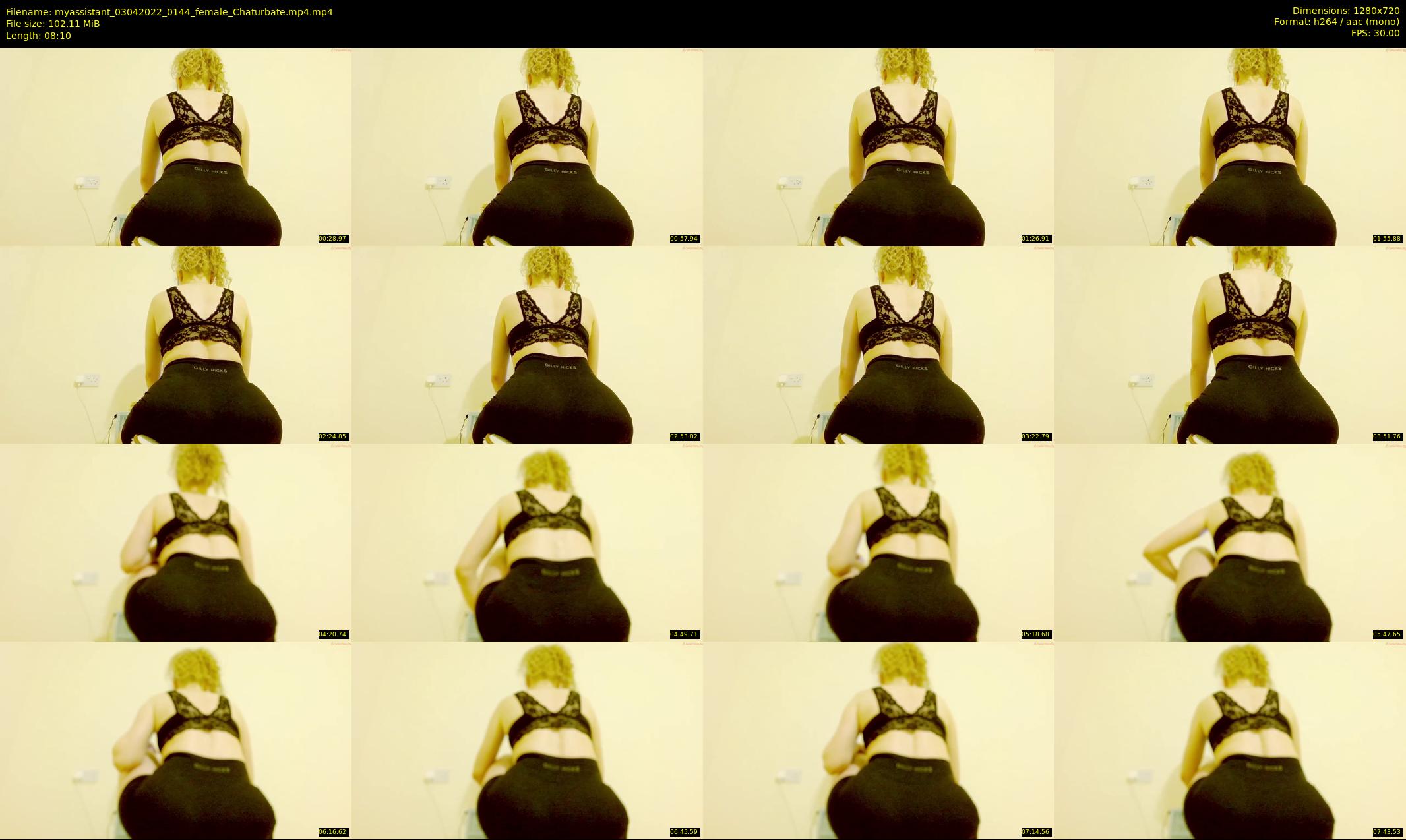 myassistant — 9 minute Chaturbate female cam show recording, 720p, Apr 3, 2022