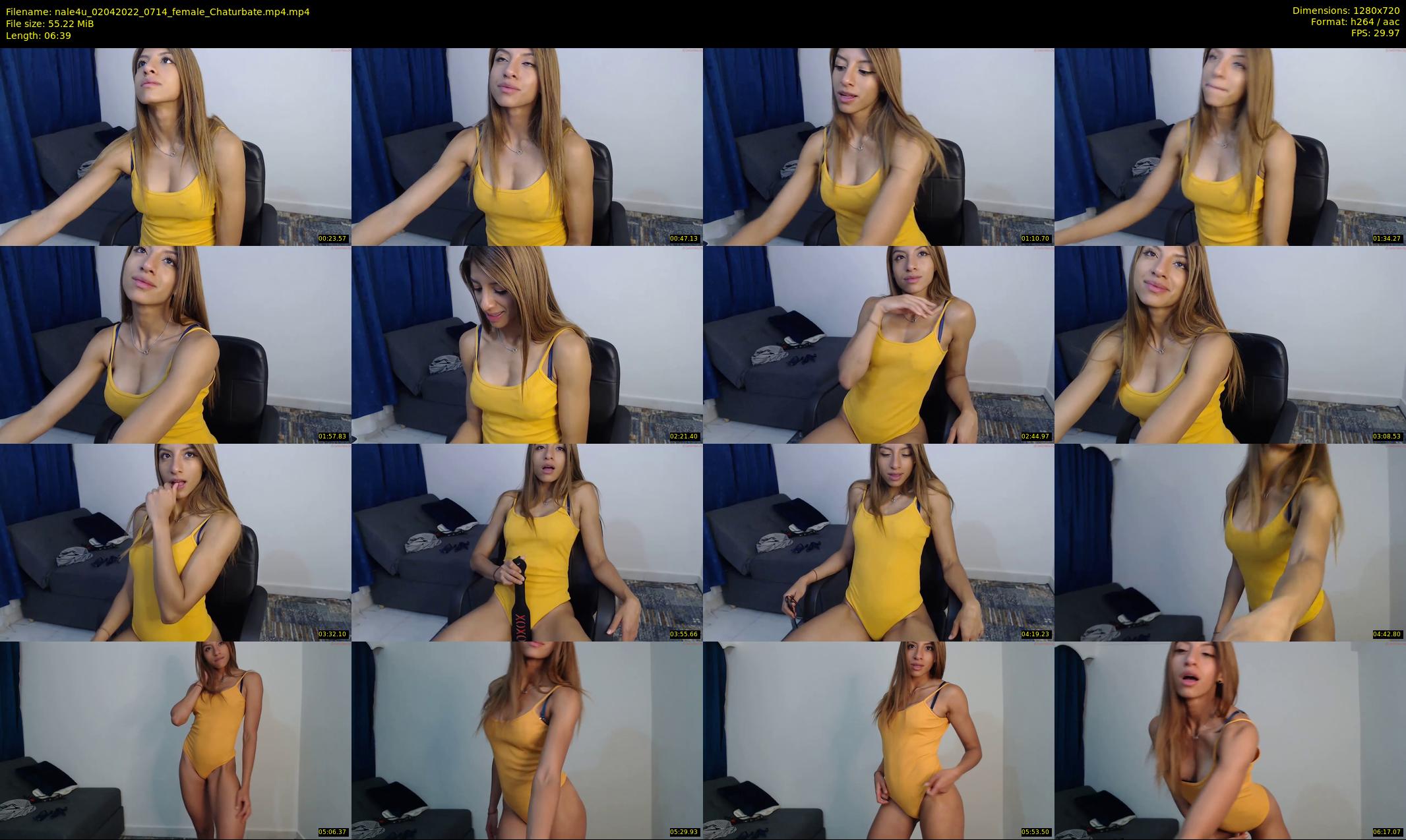 nale4u — 7 minute Chaturbate female cam show recording, 720p, Apr 2, 2022