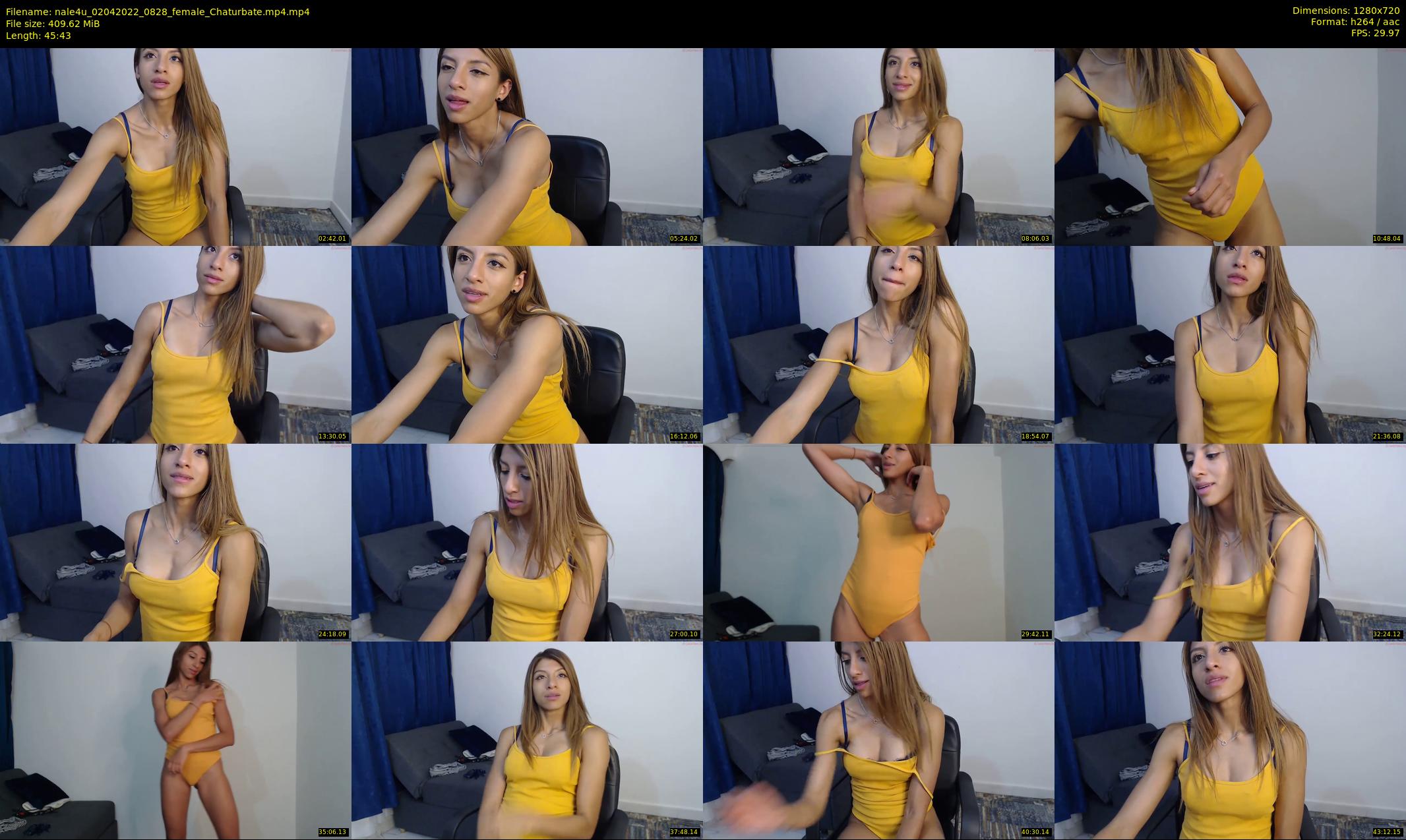 nale4u — 46 minute Chaturbate female cam show recording, 720p, Apr 2, 2022