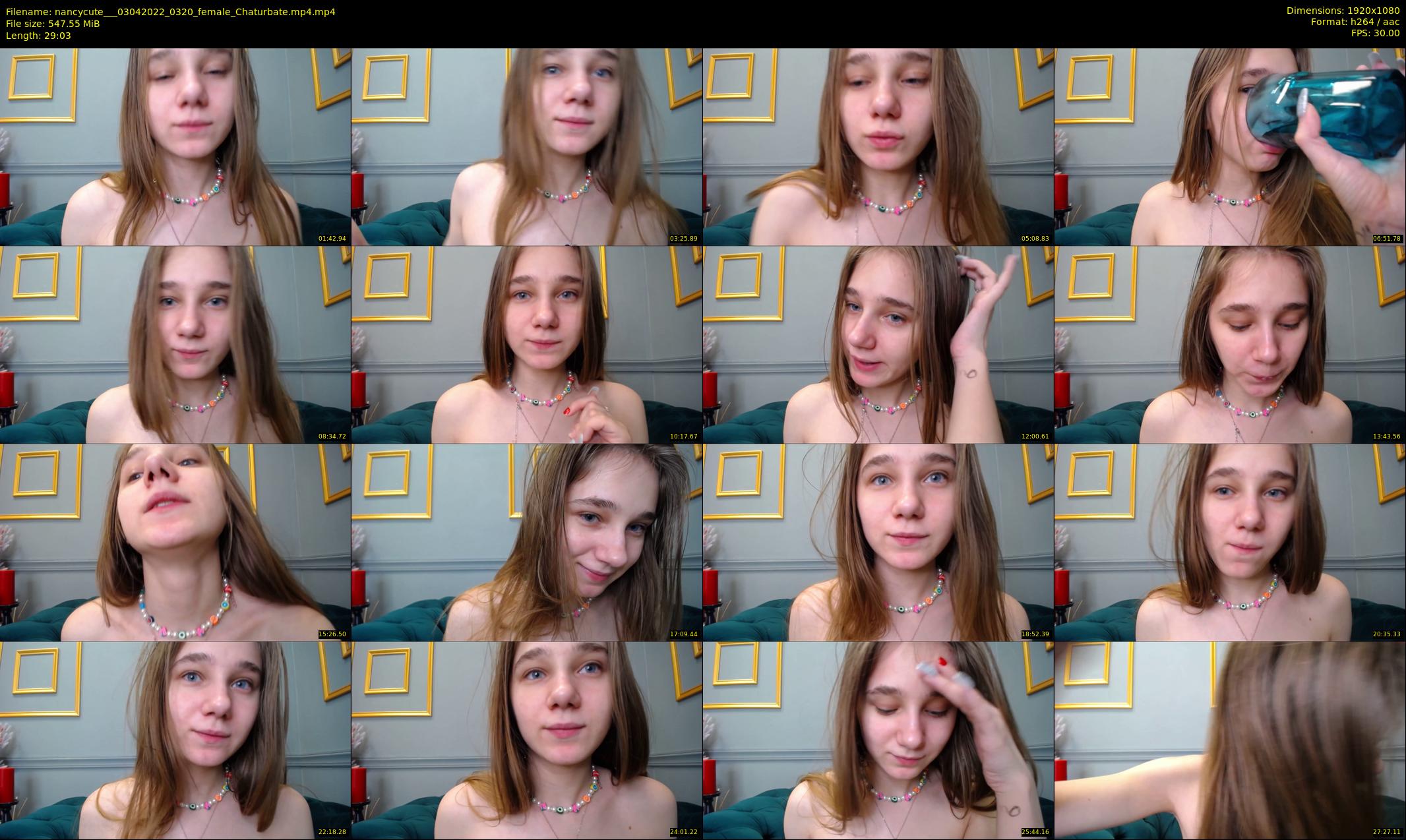 nancycute__ — 30 minute Chaturbate female cam show recording, 1080p, Apr 3, 2022