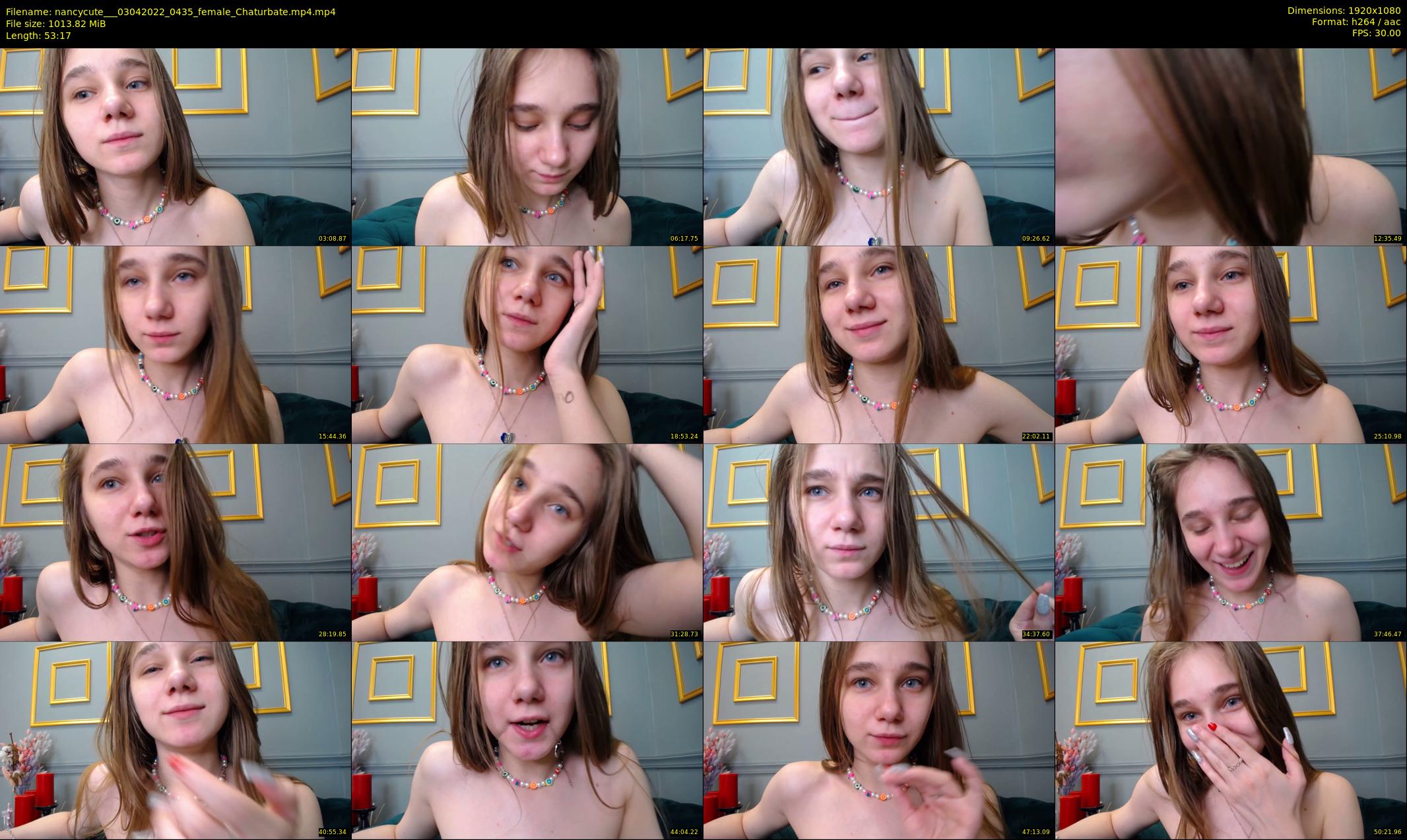 nancycute__ — 54 minute Chaturbate female cam show recording, 1080p, Apr 3, 2022