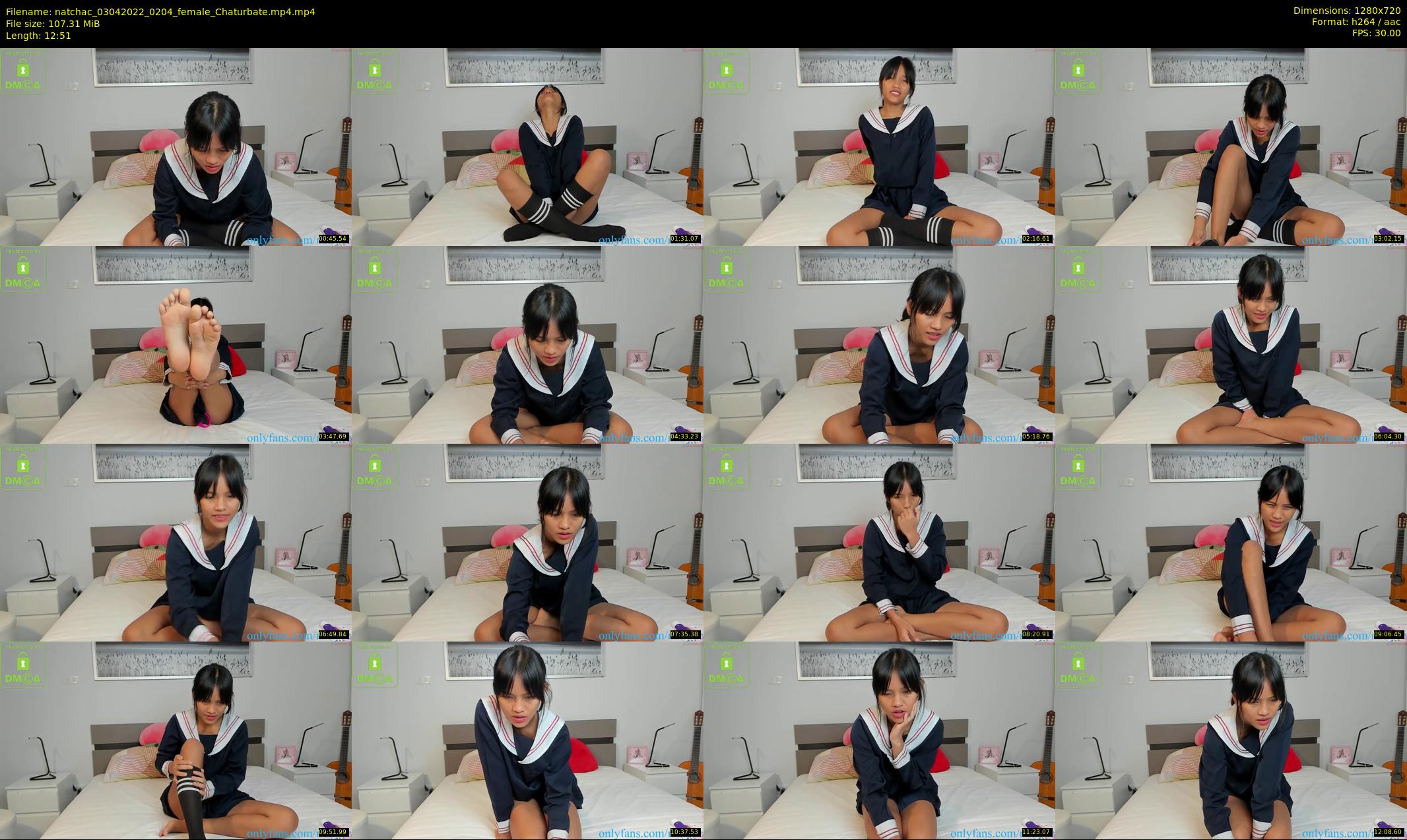 natchac — 13 minute Chaturbate female cam show recording, 720p, Apr 3, 2022