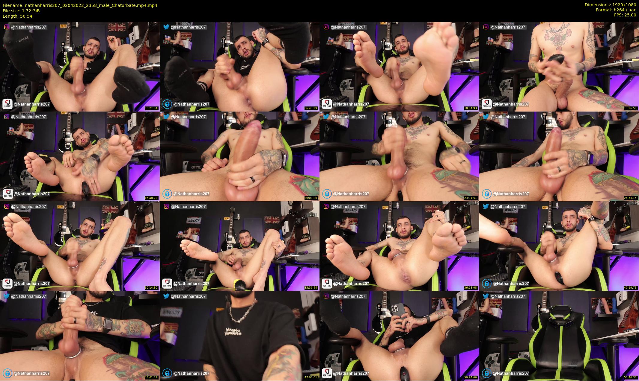 nathanharris207 — 57 minute Chaturbate male cam show recording, 1080p, Apr 2, 2022