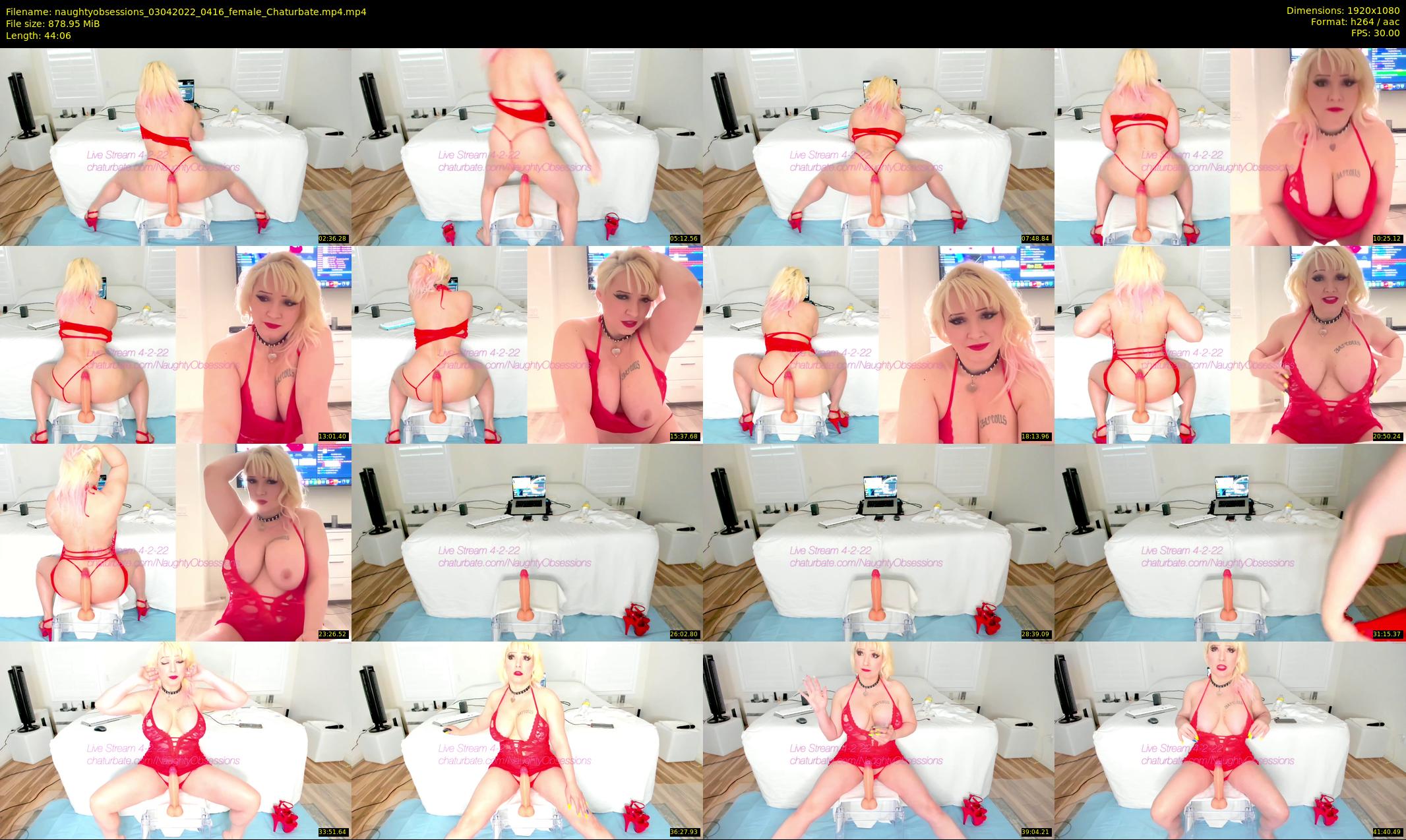 naughtyobsessions — 45 minute Chaturbate female cam show recording, 1080p, Apr 3, 2022