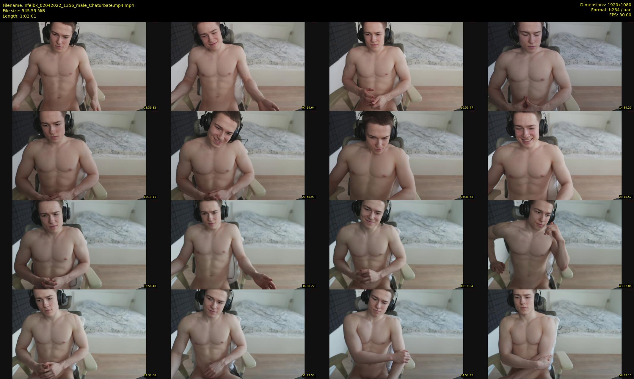 nfeibk — 63 minute Chaturbate male cam show recording, 1080p, Apr 2, 2022