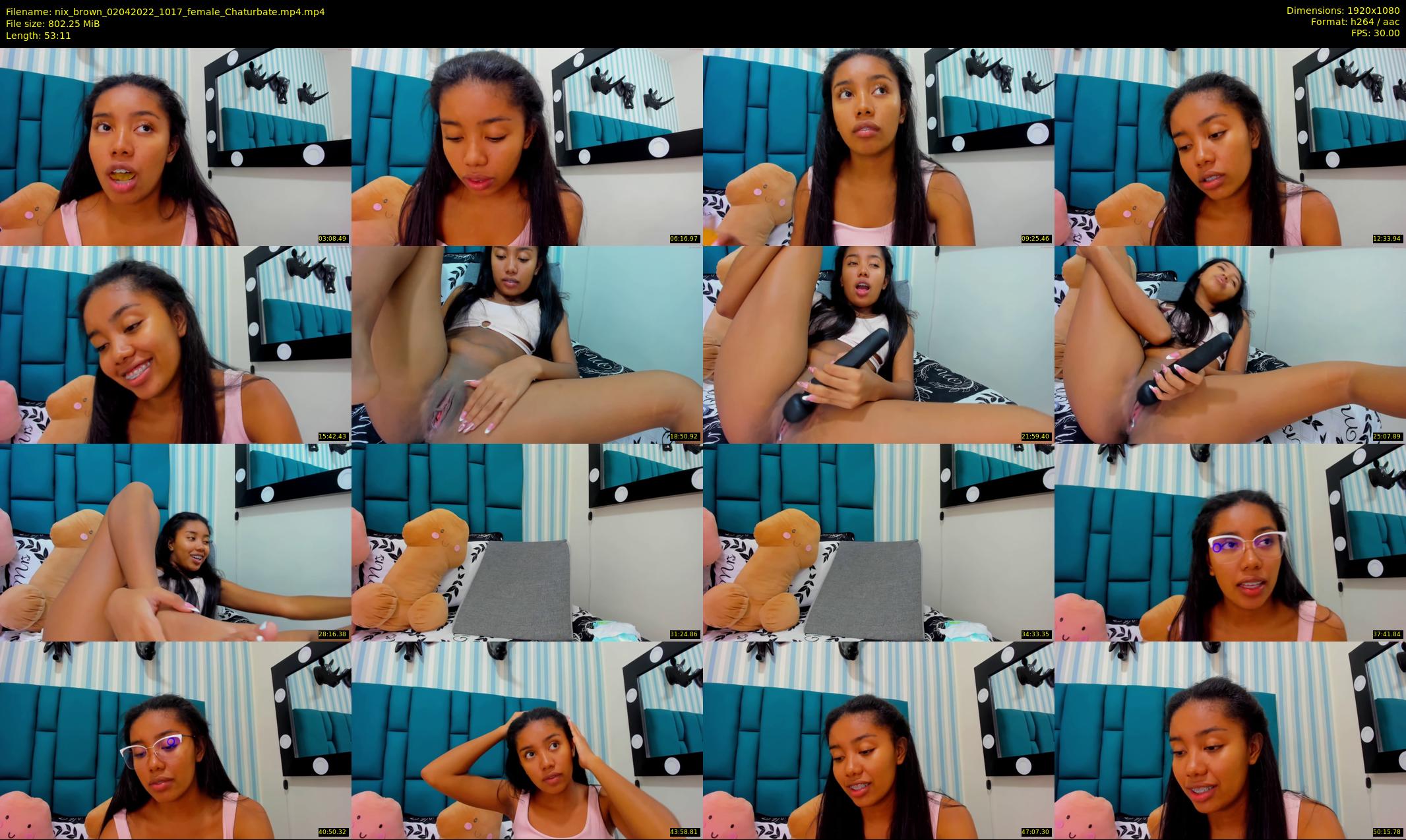 nix_brown — 54 minute Chaturbate female cam show recording, 1080p, Apr 2, 2022