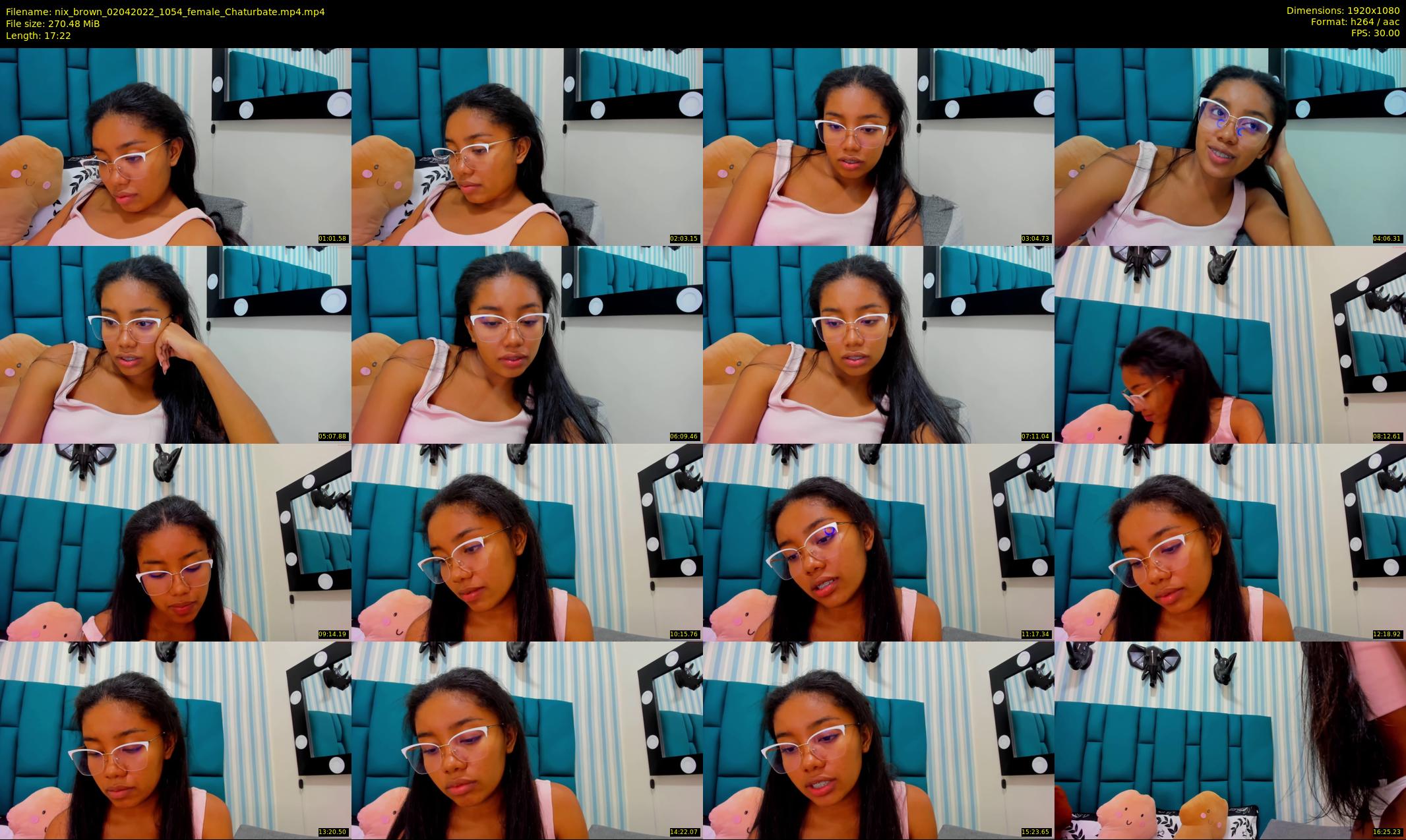 nix_brown — 18 minute Chaturbate female cam show recording, 1080p, Apr 2, 2022