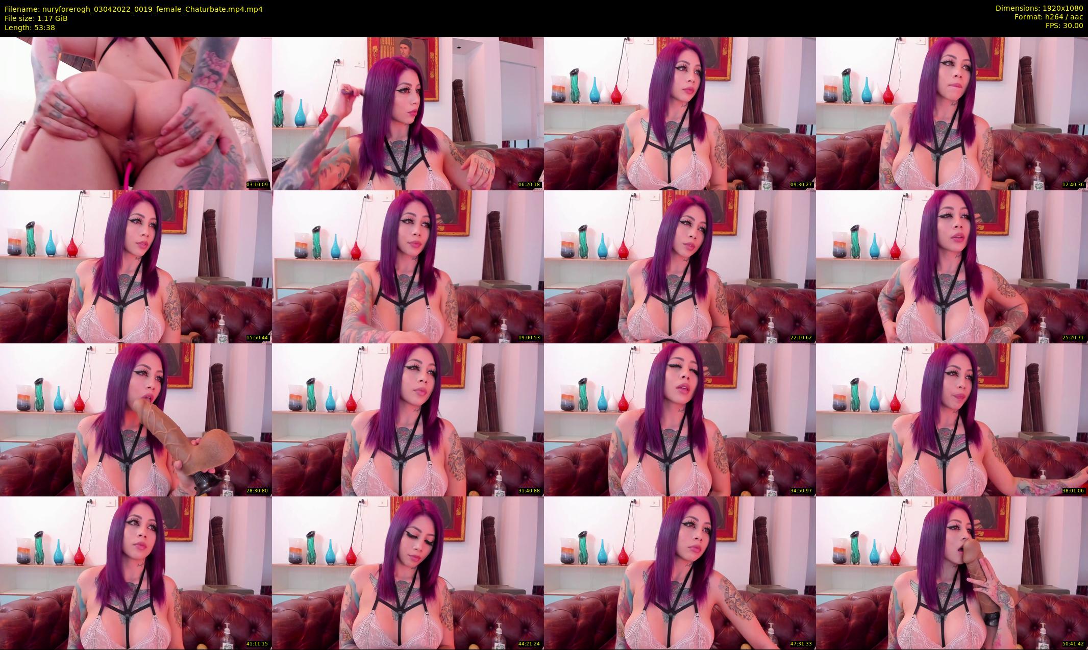 nuryforerogh — 54 minute Chaturbate female cam show recording, 1080p, Apr 3, 2022