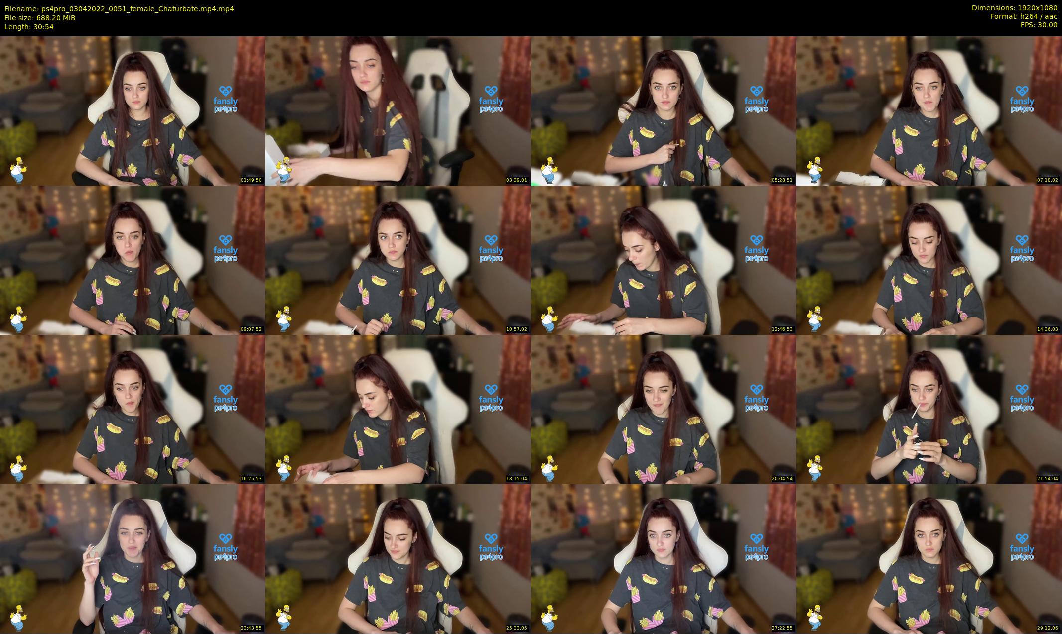 ps4pro — 31 minute Chaturbate female cam show recording, 1080p, Apr 3, 2022