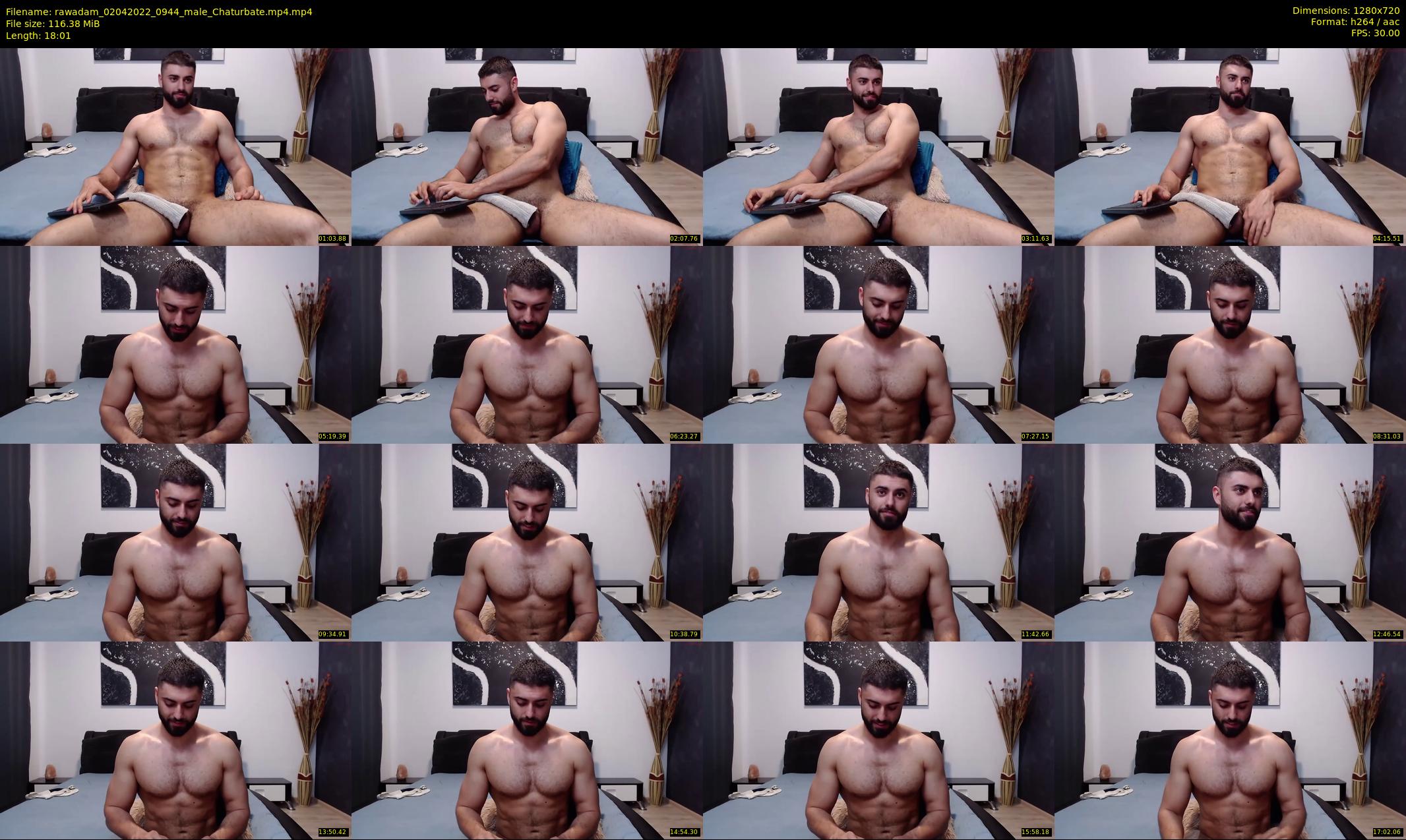 rawadam — 19 minute Chaturbate male cam show recording, 720p, Apr 2, 2022