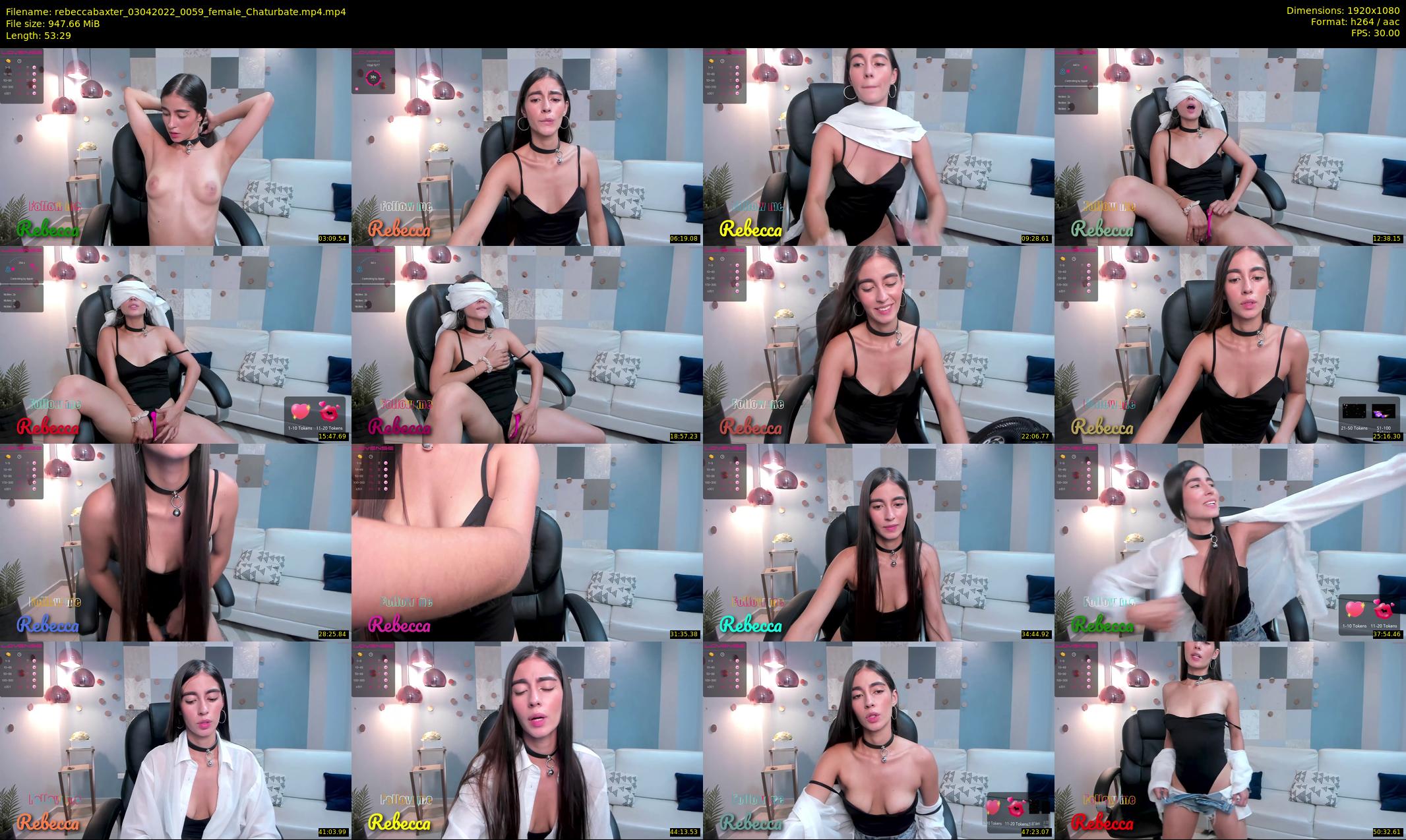 rebeccabaxter — 54 minute Chaturbate female cam show recording, 1080p, Apr 3, 2022