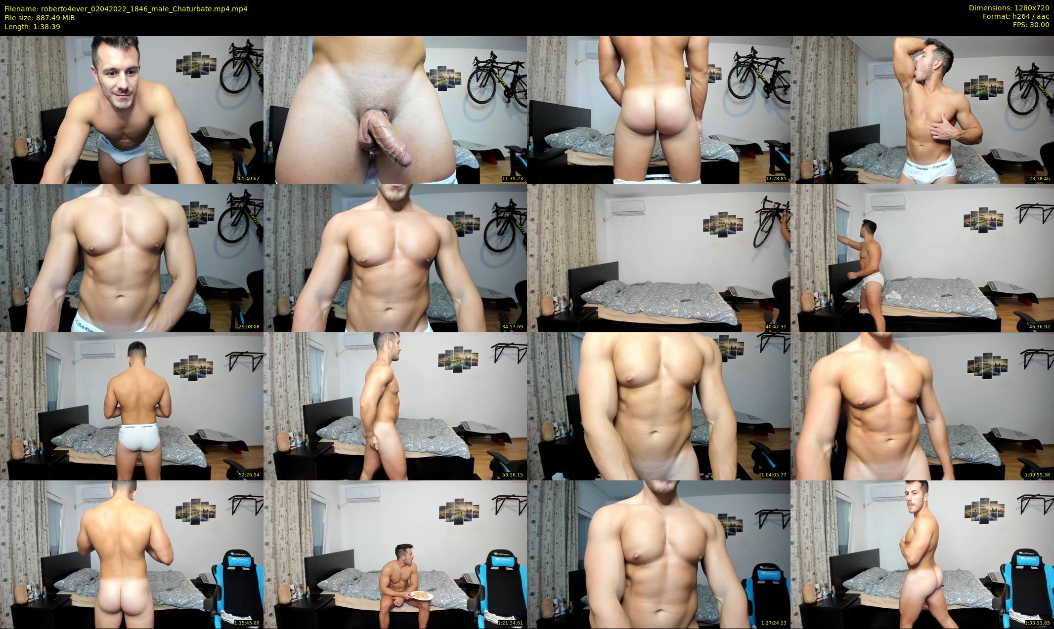 roberto4ever — 99 minute Chaturbate male cam show recording, 720p, Apr 2, 2022