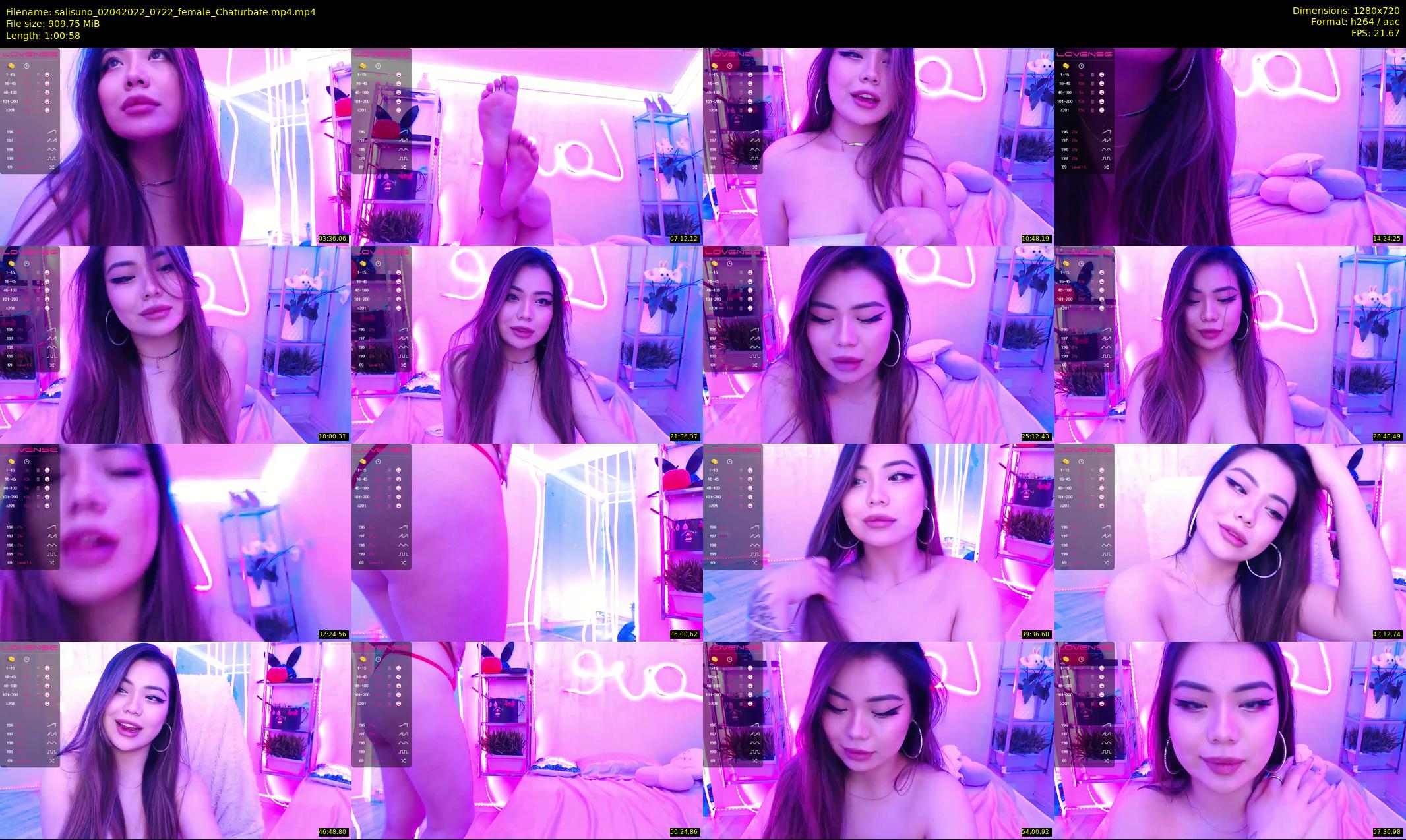 salisuno — 61 minute Chaturbate female cam show recording, 720p, Apr 2, 2022