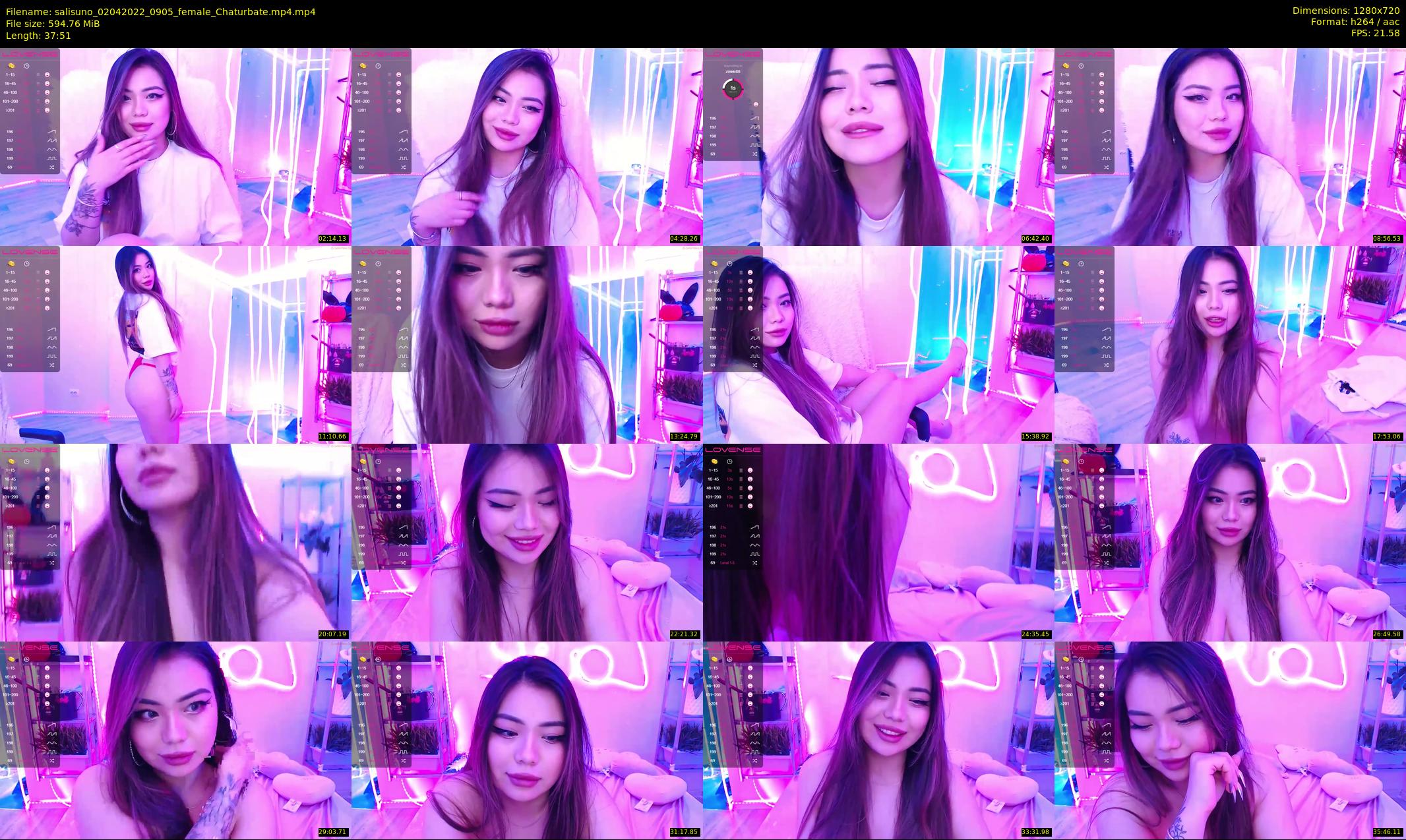 salisuno — 38 minute Chaturbate female cam show recording, 720p, Apr 2, 2022
