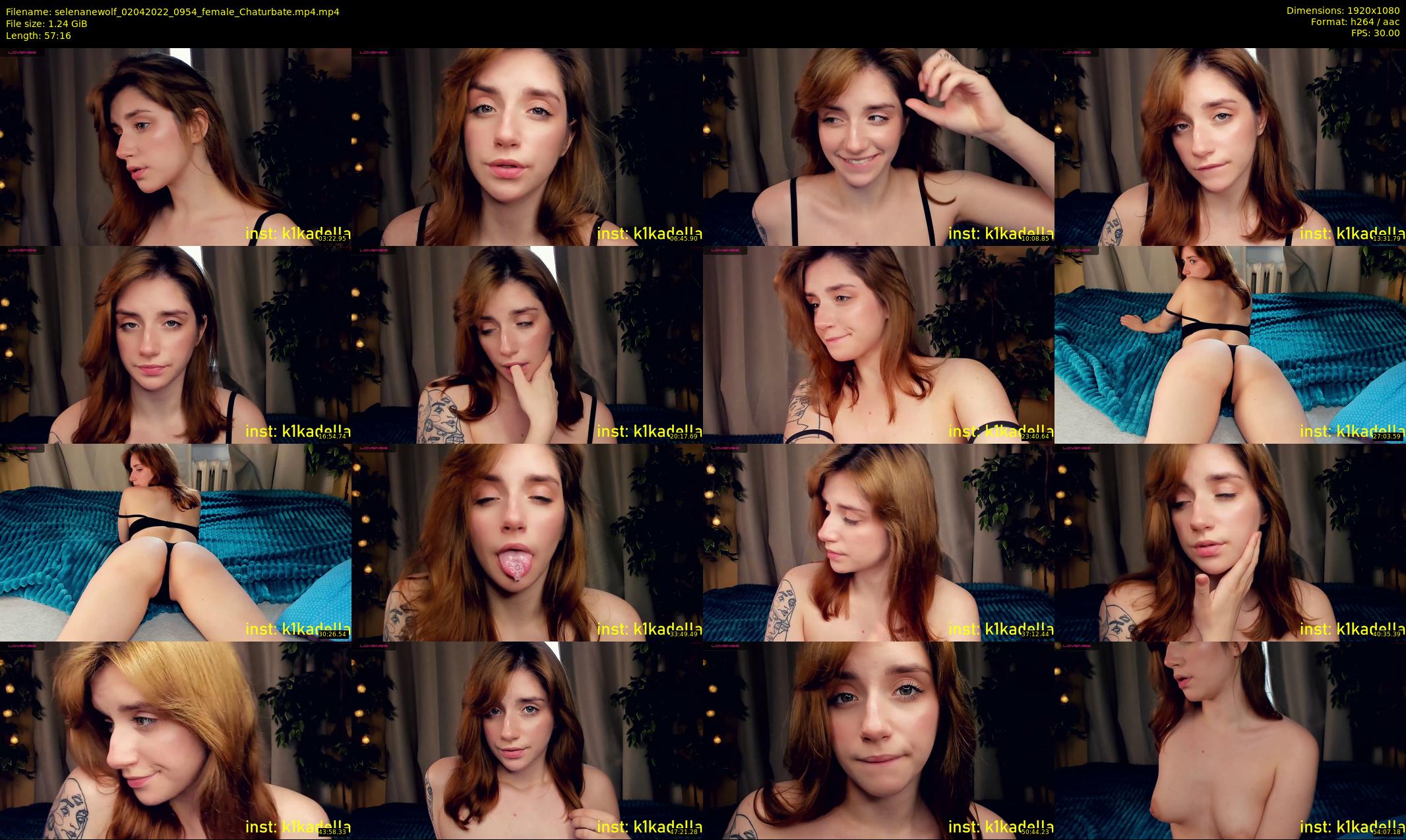 selenanewolf — 58 minute Chaturbate couple cam show recording, 1080p, Apr 2, 2022