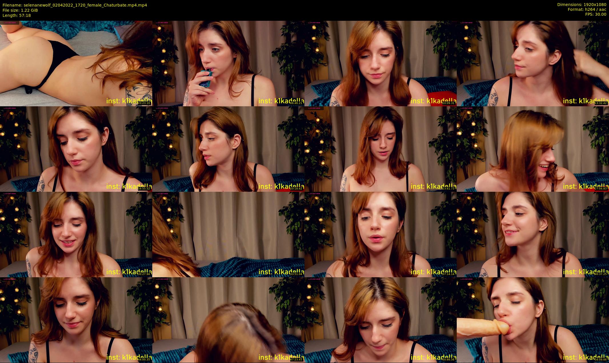 selenanewolf — 58 minute Chaturbate couple cam show recording, 1080p, Apr 2, 2022