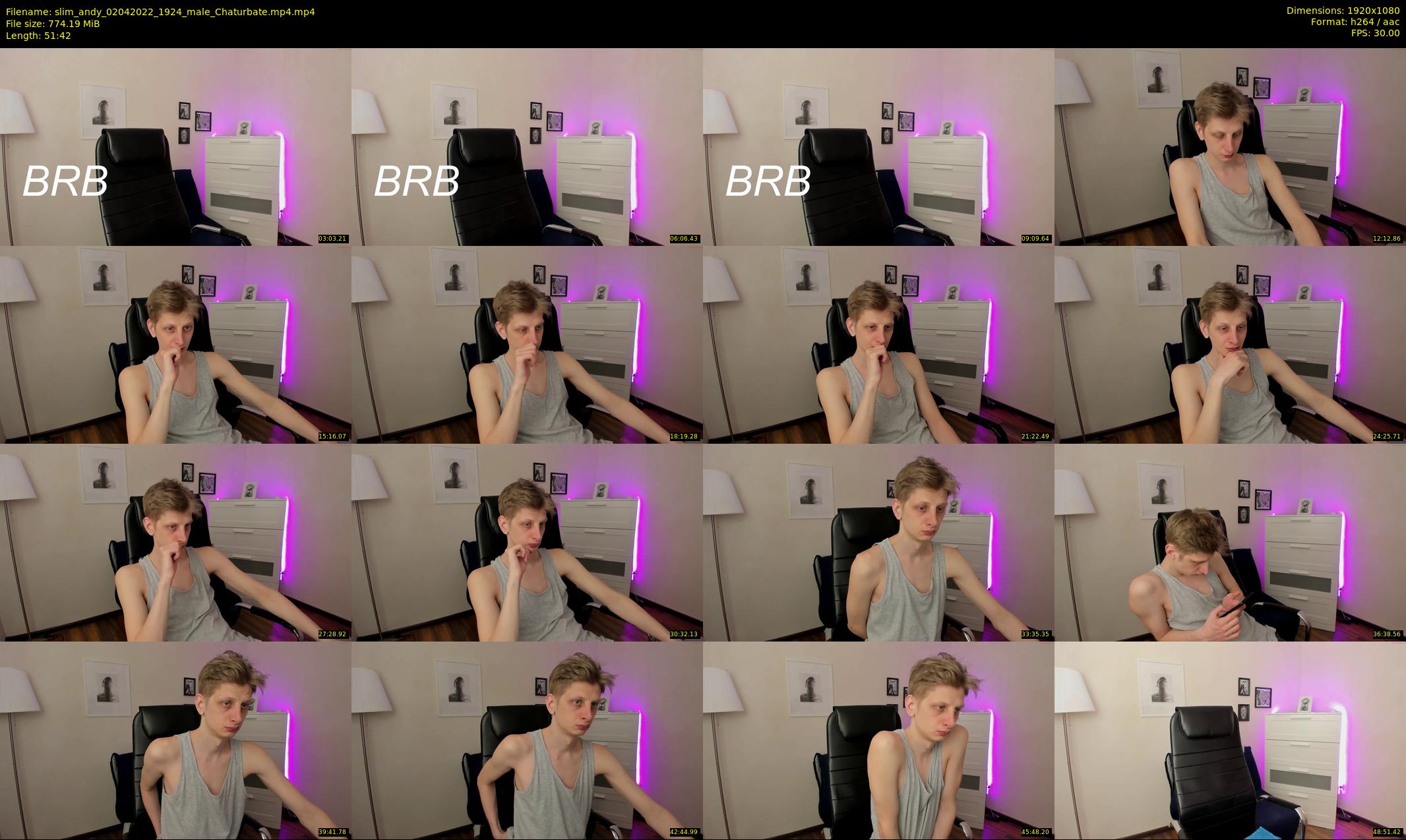 slim_andy — 52 minute Chaturbate male cam show recording, 1080p, Apr 2, 2022