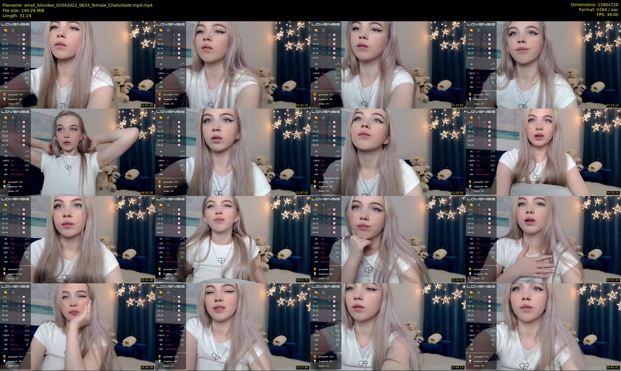 small_blondee — 32 minute Chaturbate female cam show recording, 720p, Apr 2, 2022