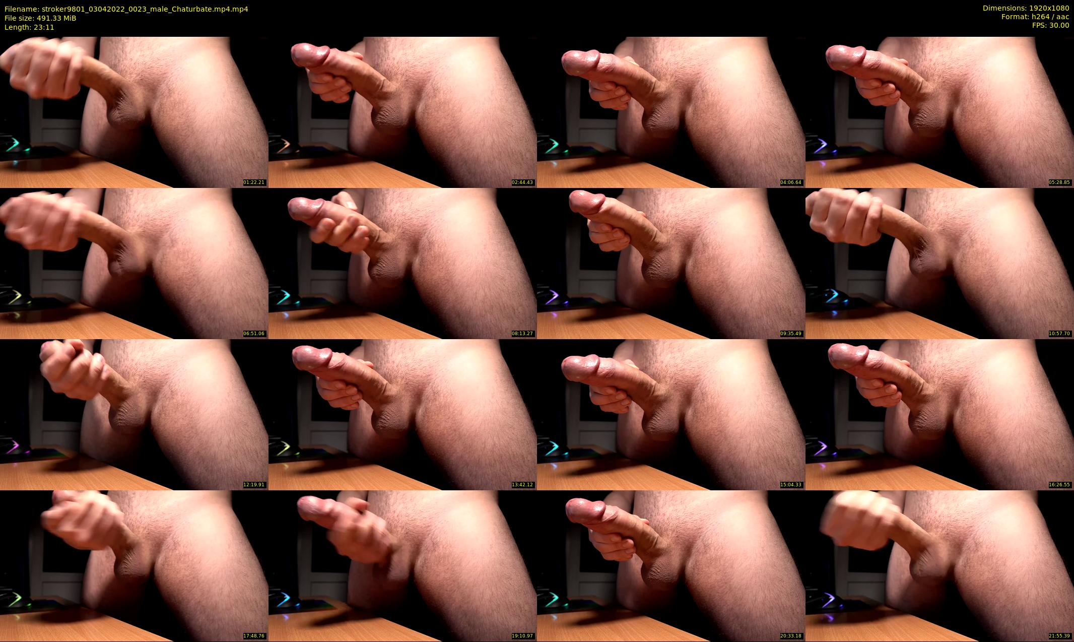 stroker9801 — 24 minute Chaturbate male cam show recording, 1080p, Apr 3, 2022