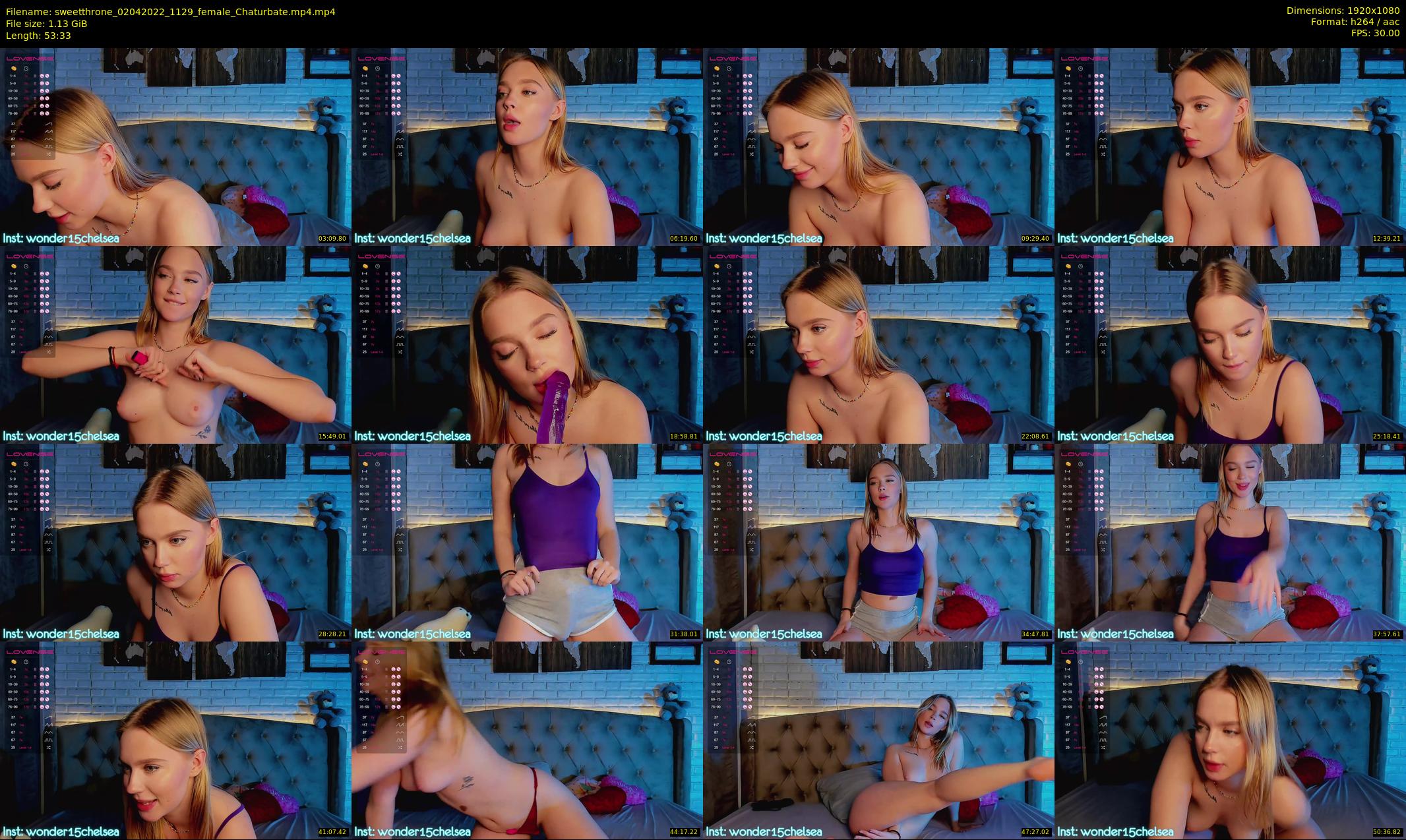 sweetthrone — 54 minute Chaturbate couple cam show recording, 1080p, Apr 2, 2022